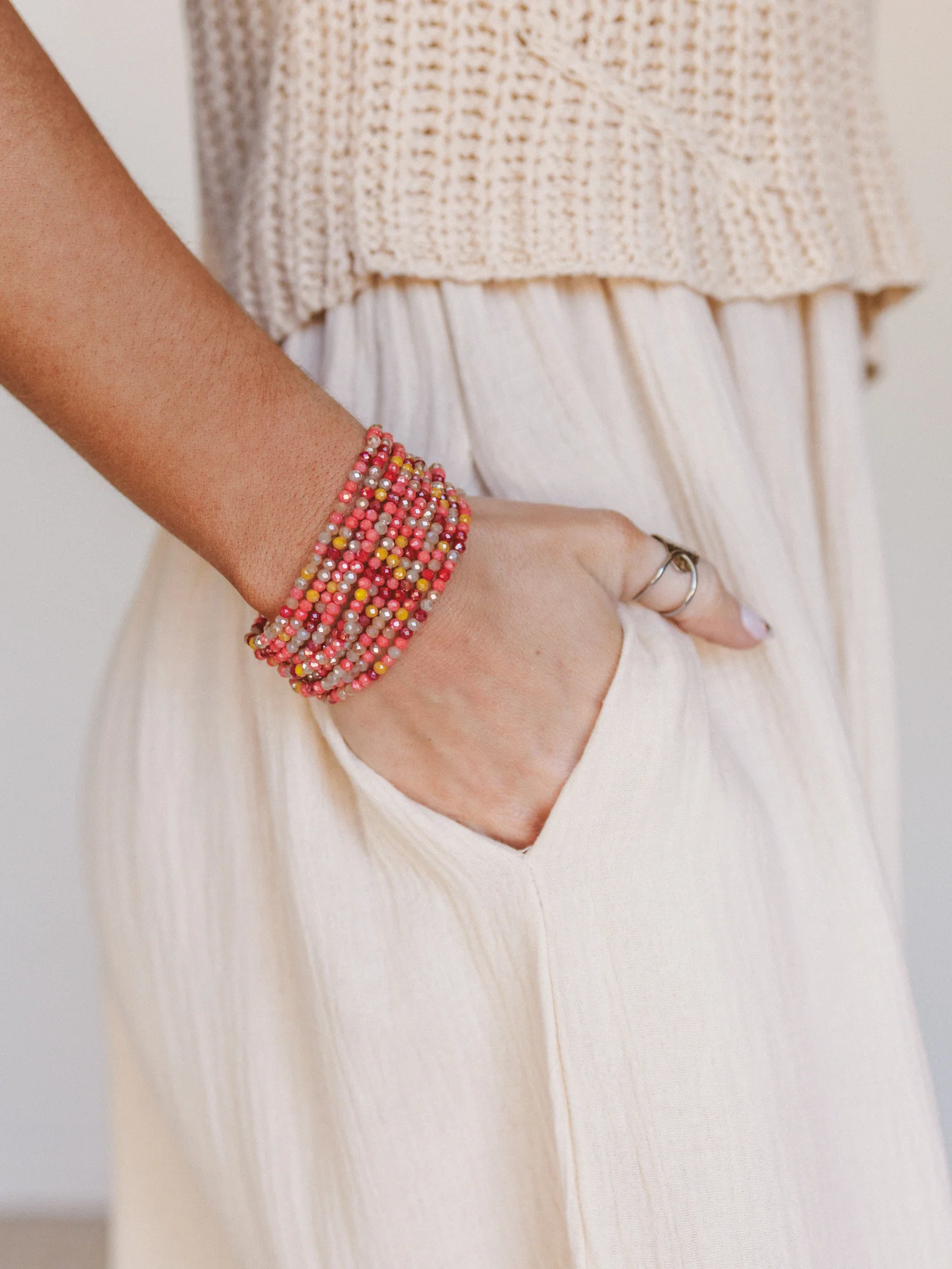 Sunray Bracelet  - Orange Multi - Image 2
