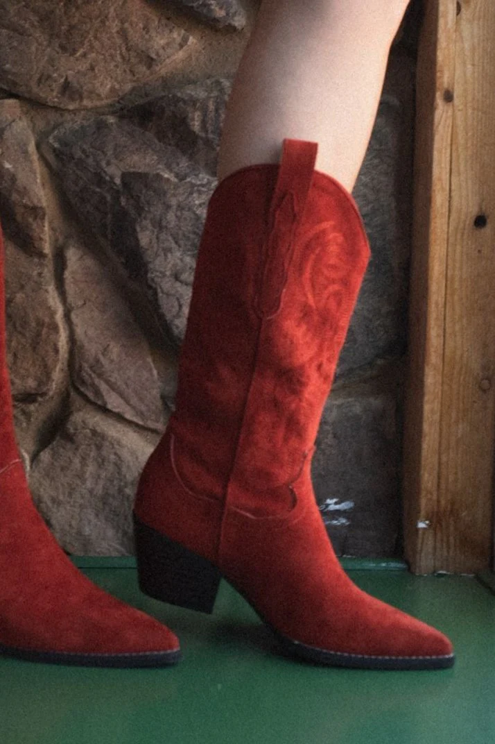 Sunset Ridge Western Boots - Red - Image 3