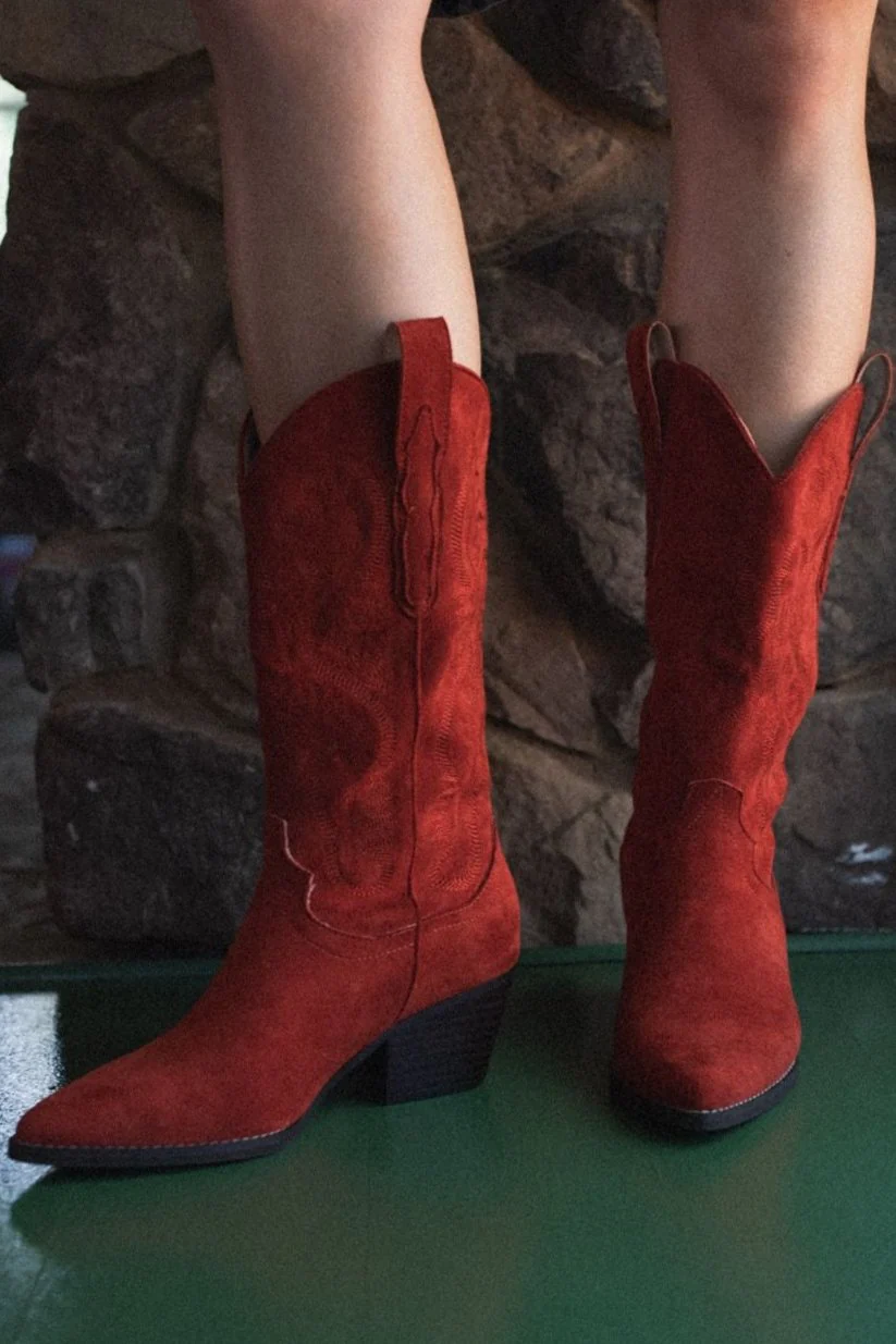 Sunset Ridge Western Boots - Red - Image 4