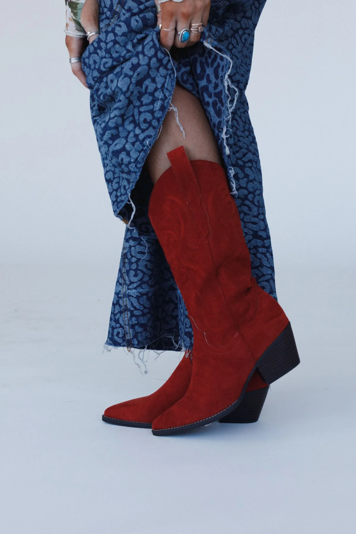 Sunset Ridge Western Boots - Red - Image 5