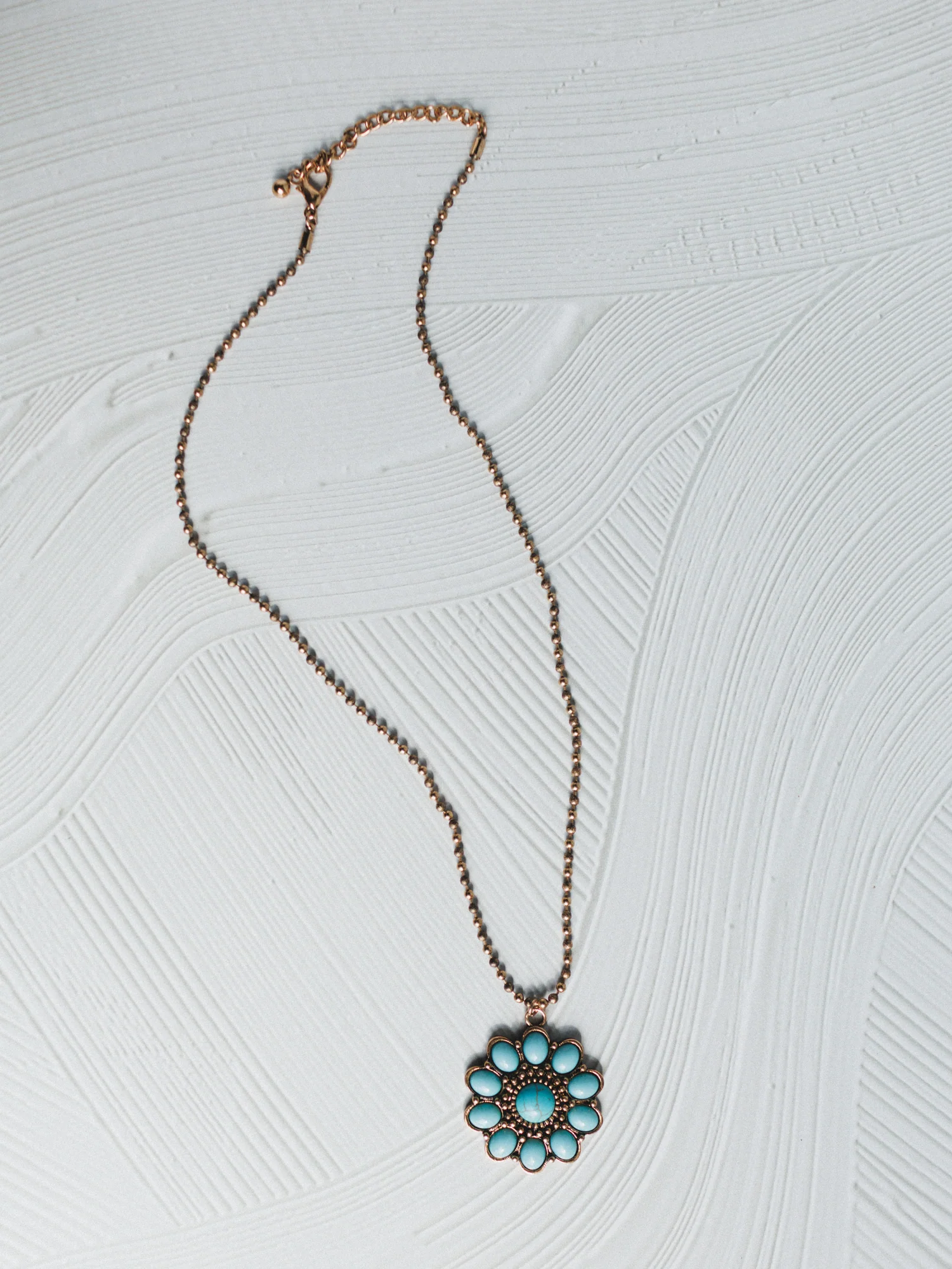 Suntrace Necklace - Turquoise - Image 3