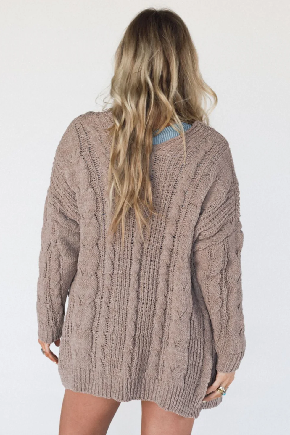 Sweet Destiny Cardigan - Mocha - Image 3