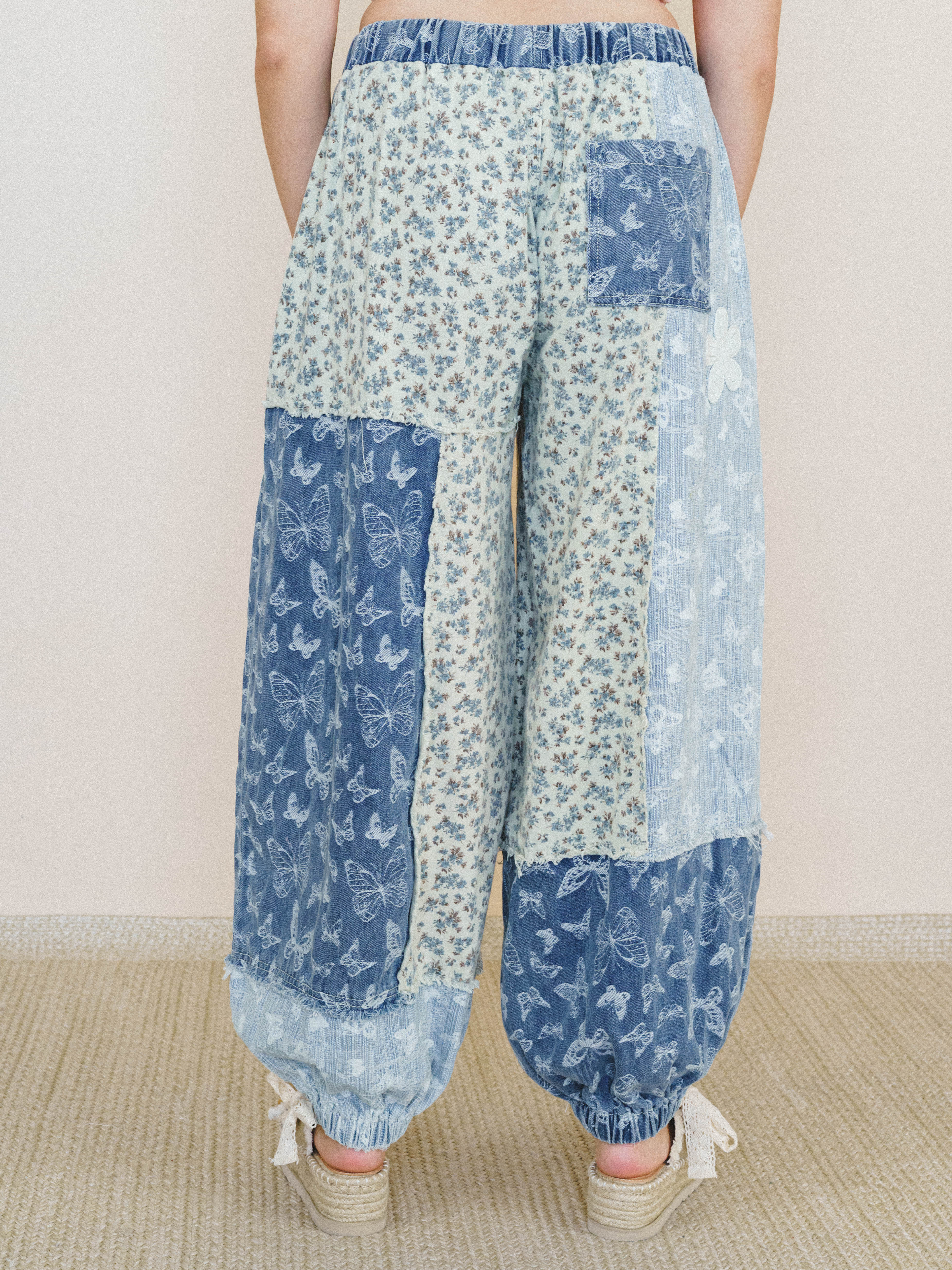 Sweet Harmony Pants - Blue Butterfly Multi - Image 3