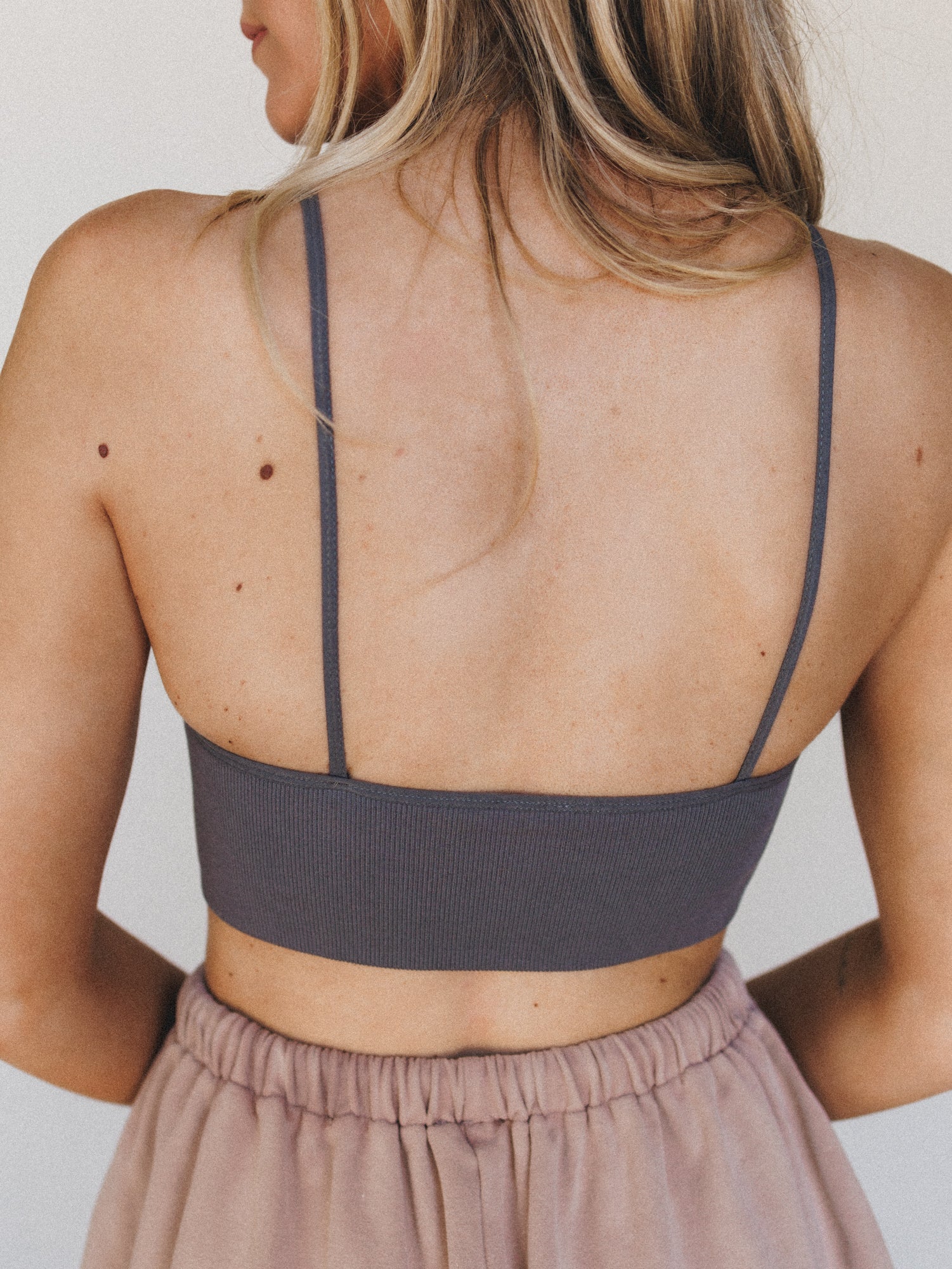 Sweet Mornings Bralette - Charcoal - Image 2