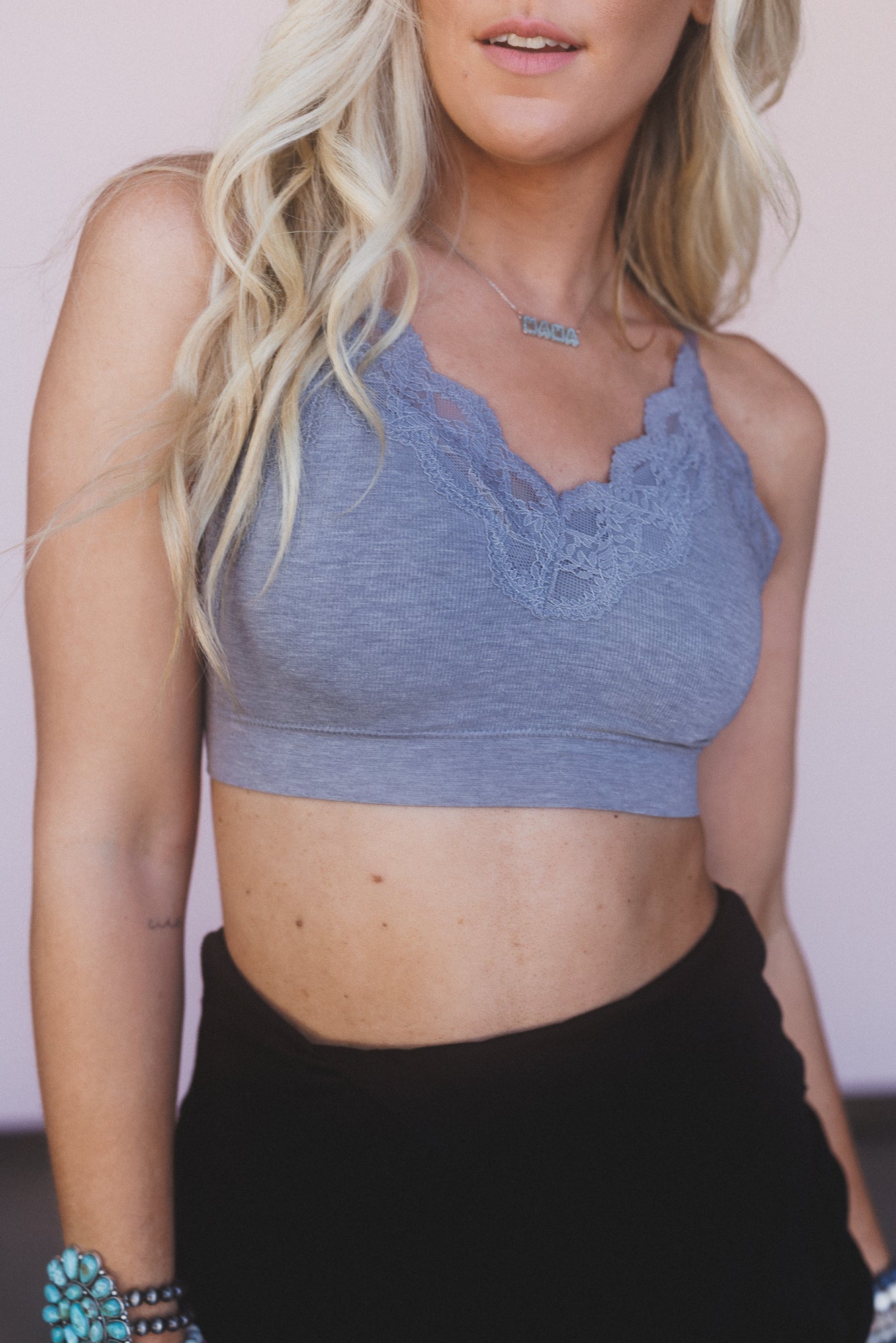 Sweet Muse Bralette - Grey - Image 3