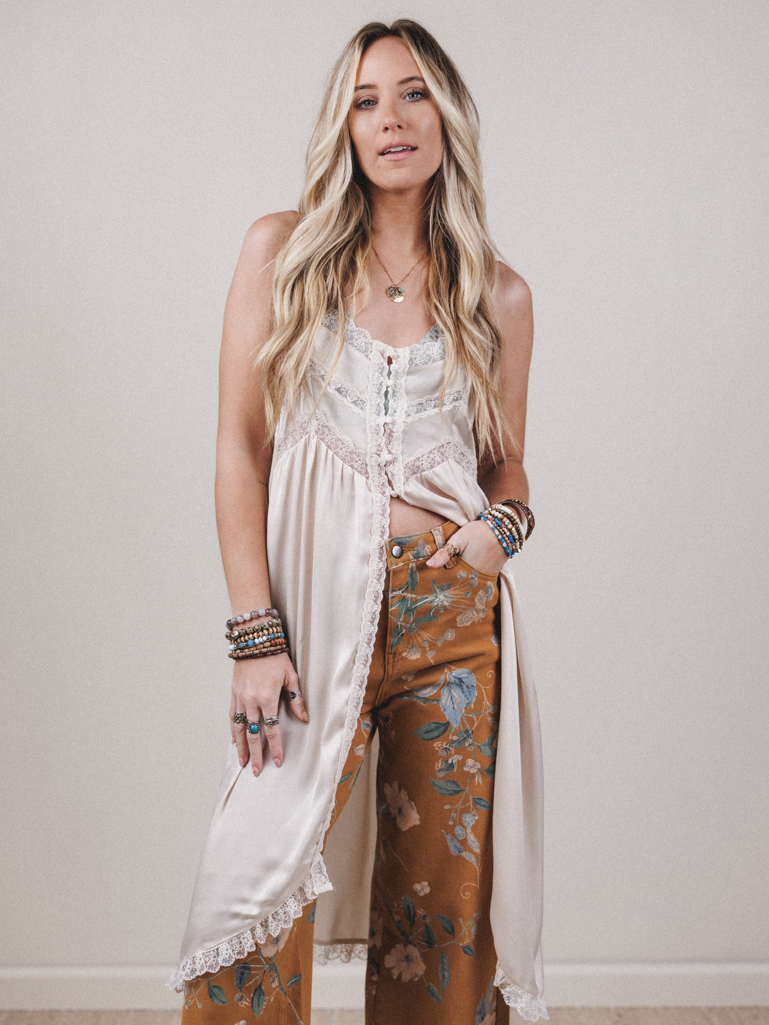 Sweet Nightingale Top - Champagne - Image 3