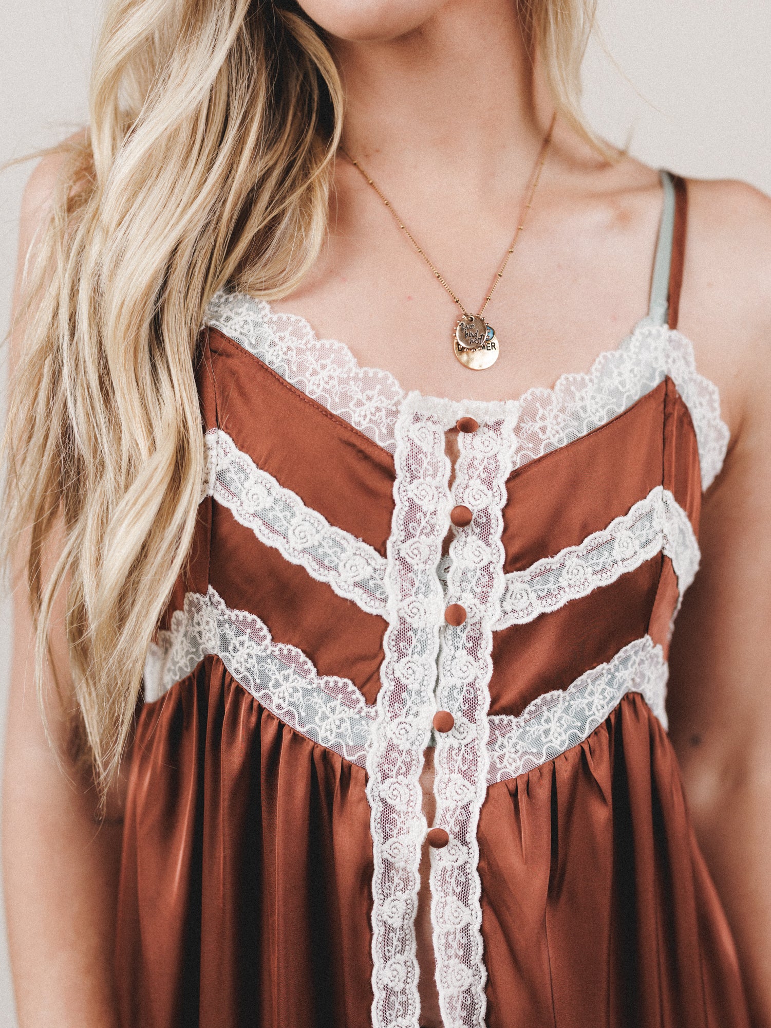 Sweet Nightingale Top - Chestnut - Image 2