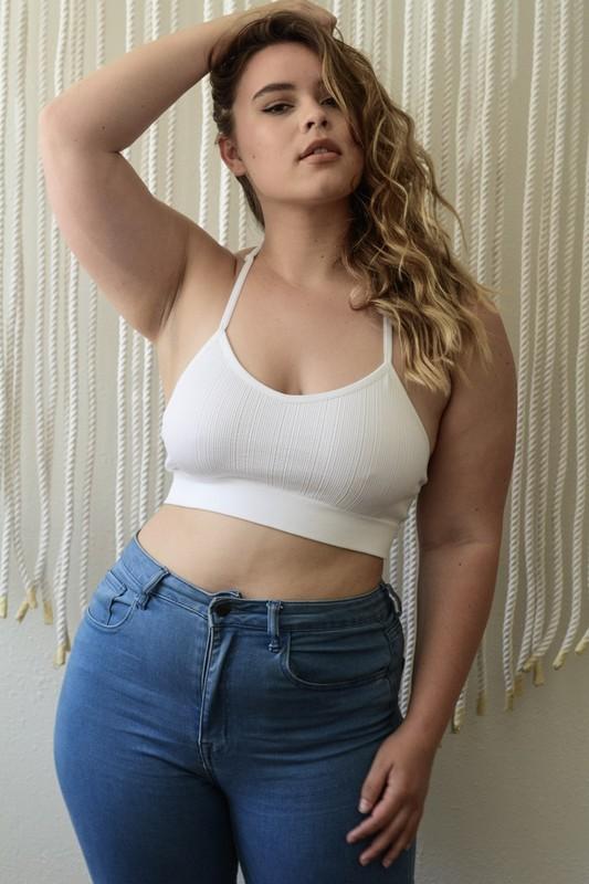 Tattoo Bralette - White - Image 3