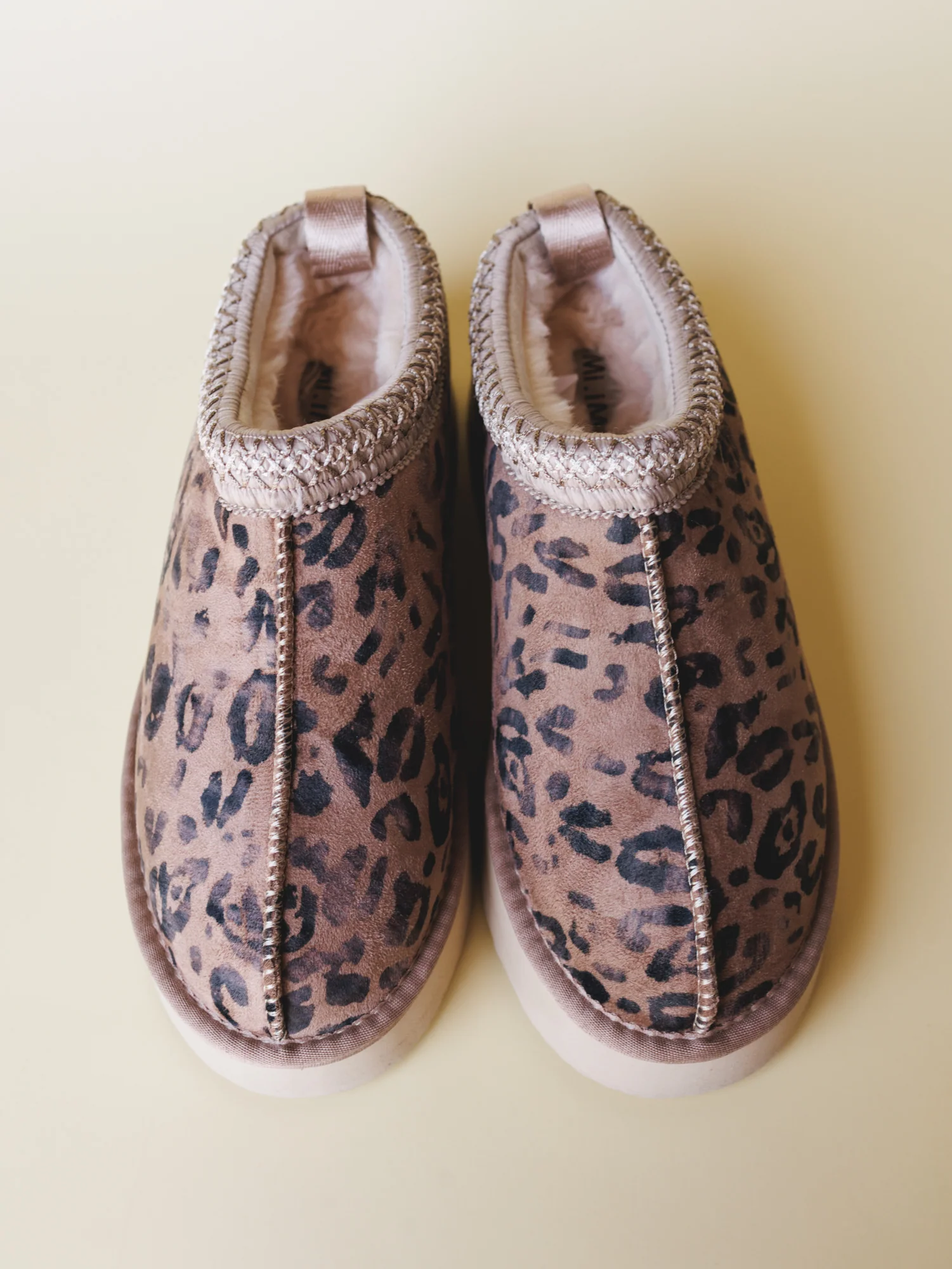 Tazz Platform Mule - Leopard Khaki - Image 2