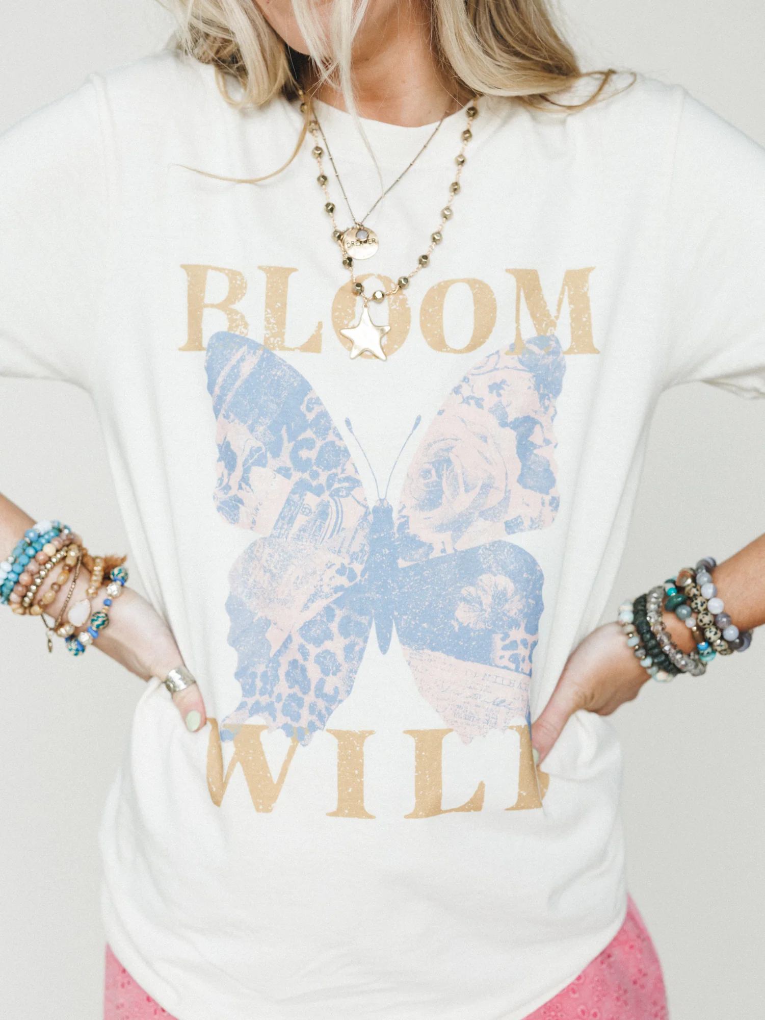 The Nest Bloom Wild Graphic Tee - Ivory - Image 5