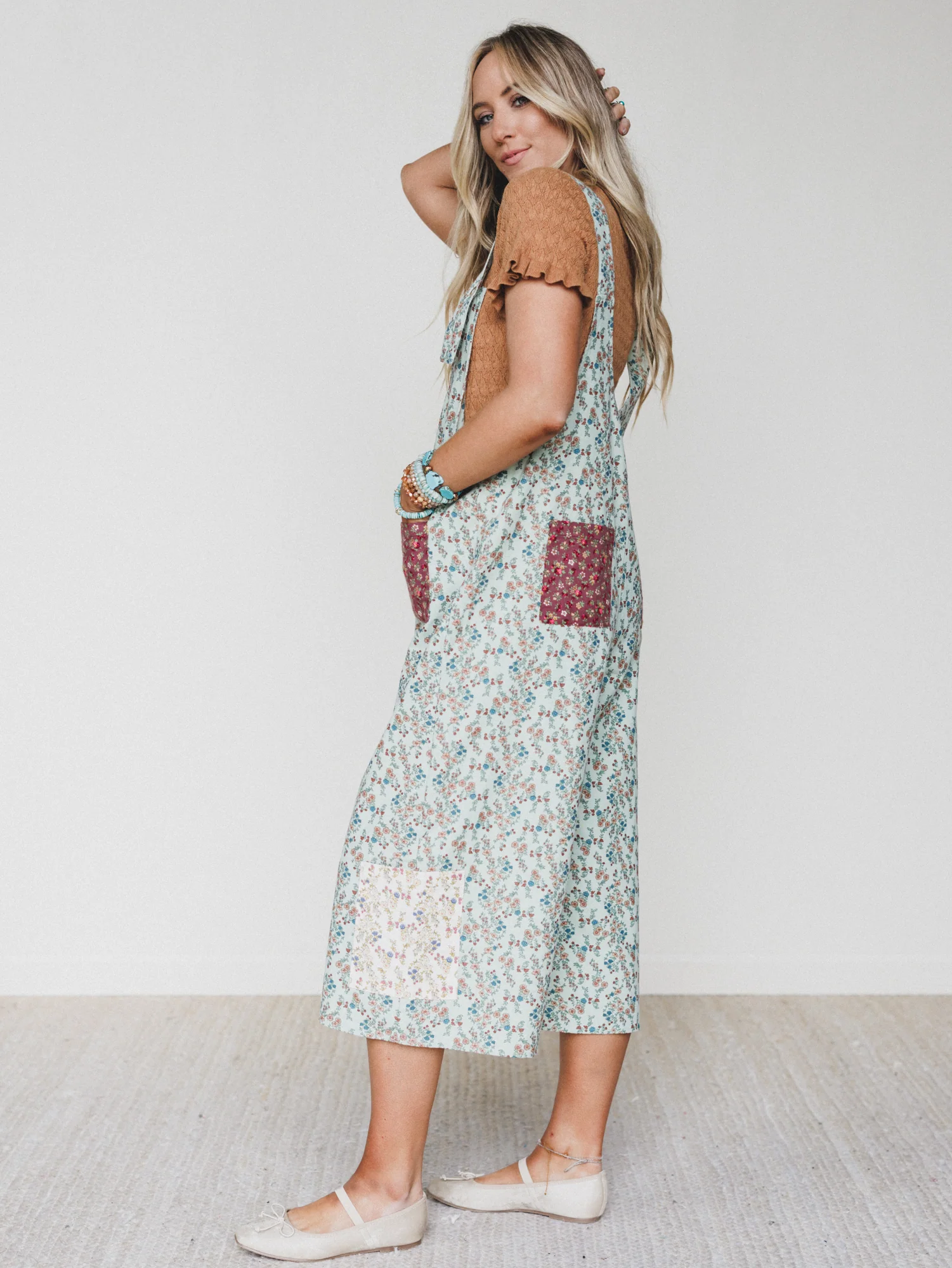The Nest Bloomside Overalls - Sage