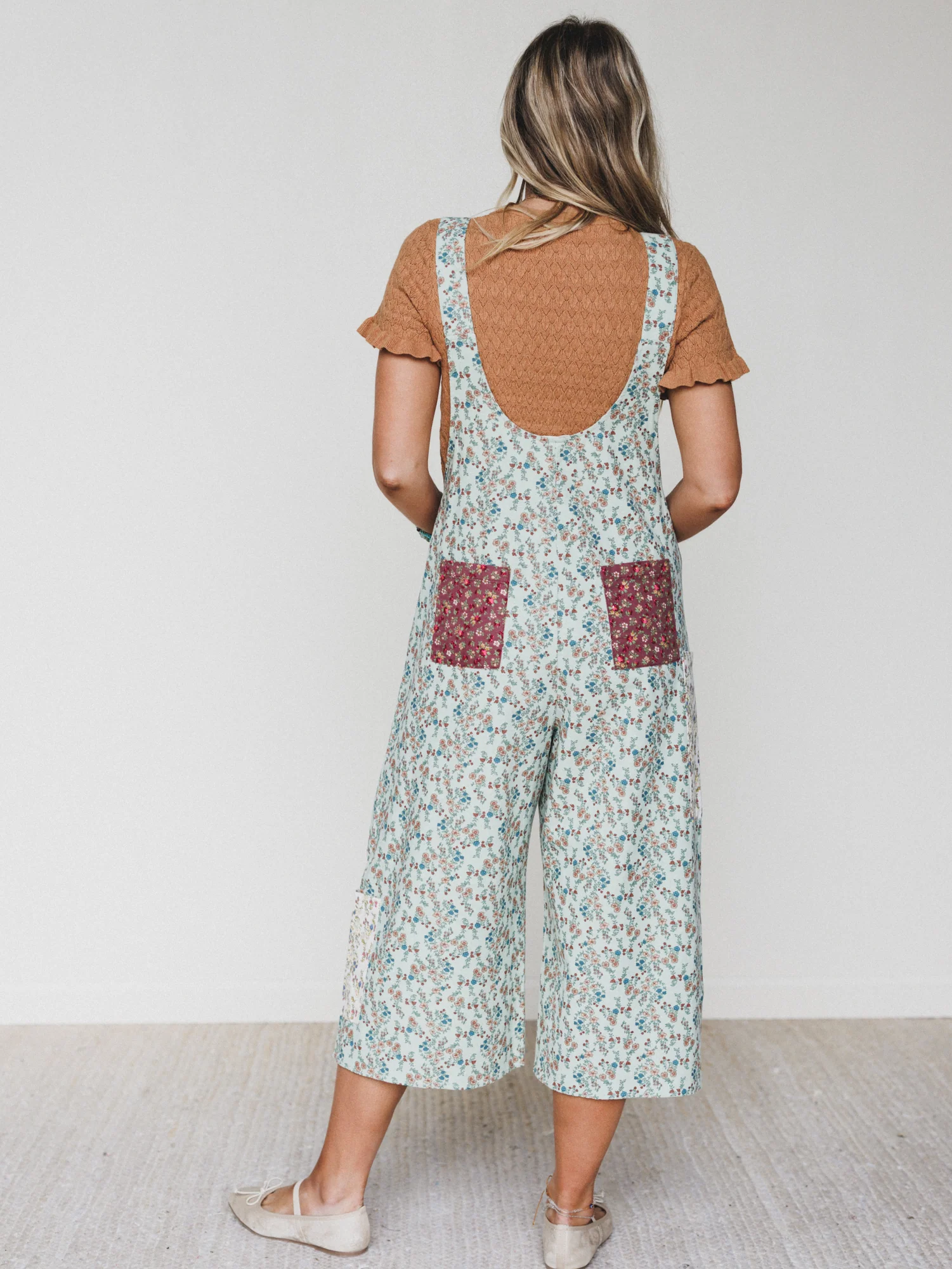 The Nest Bloomside Overalls - Sage - Image 4