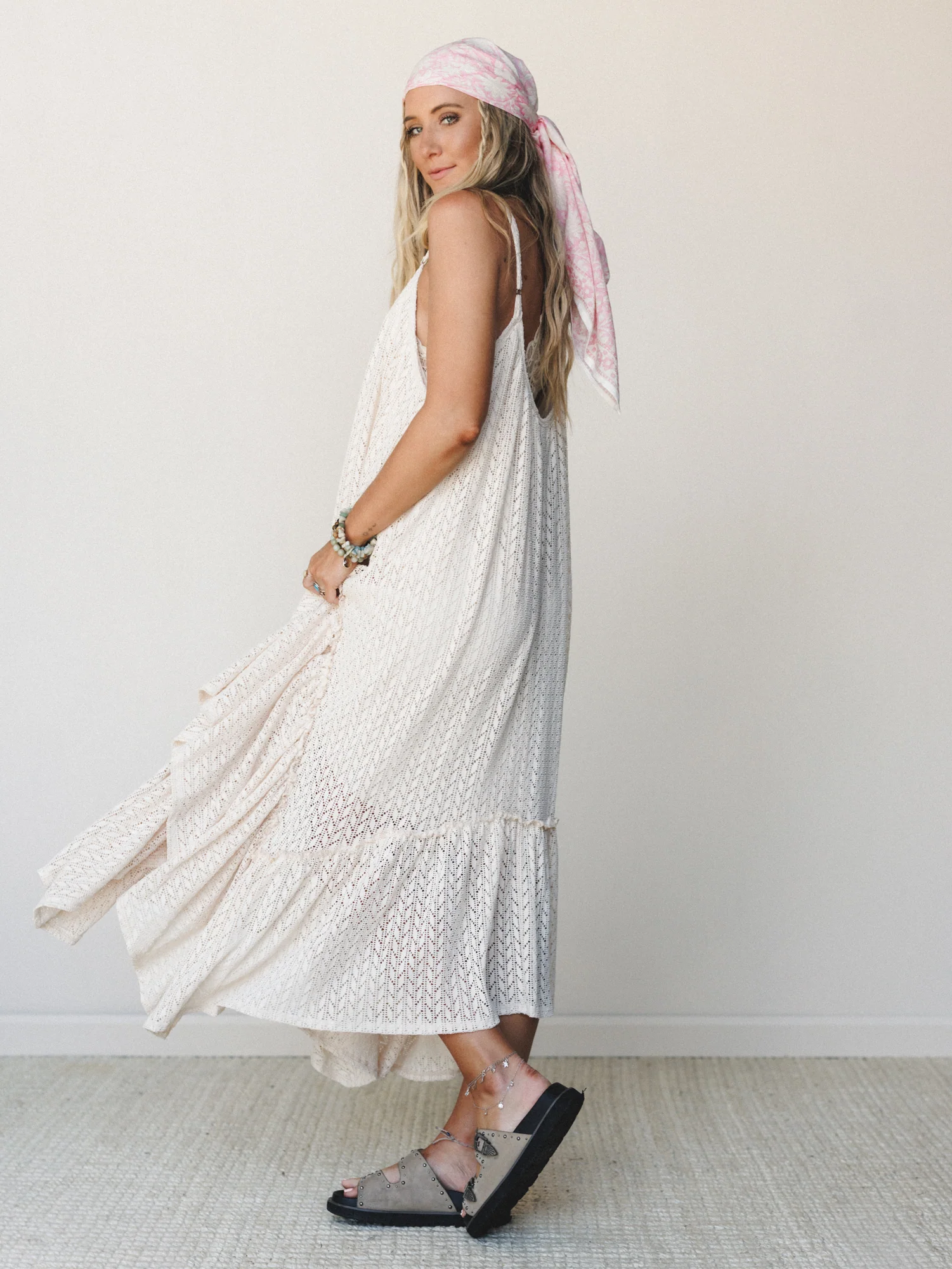 The Nest Breezy Days Maxi Dress - Taupe - Image 4