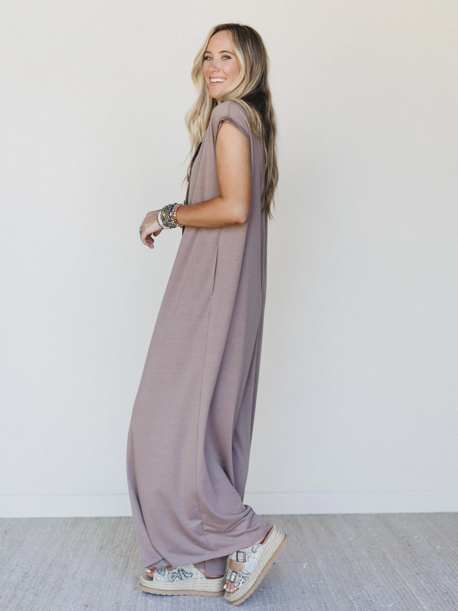 The Nest Davina Wide Leg Jumpsuit - Coco - Image 4