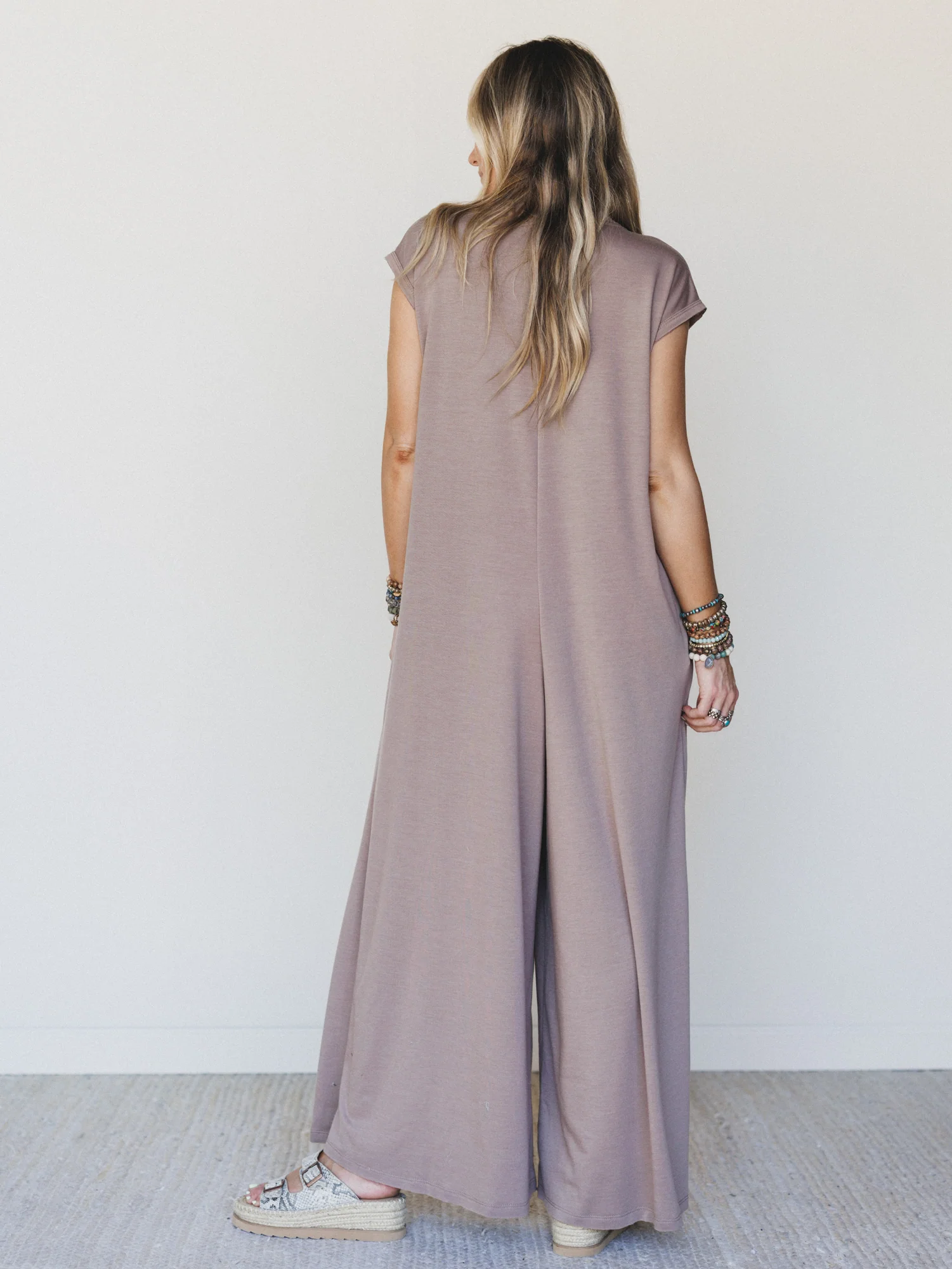 The Nest Davina Wide Leg Jumpsuit - Coco - Image 5