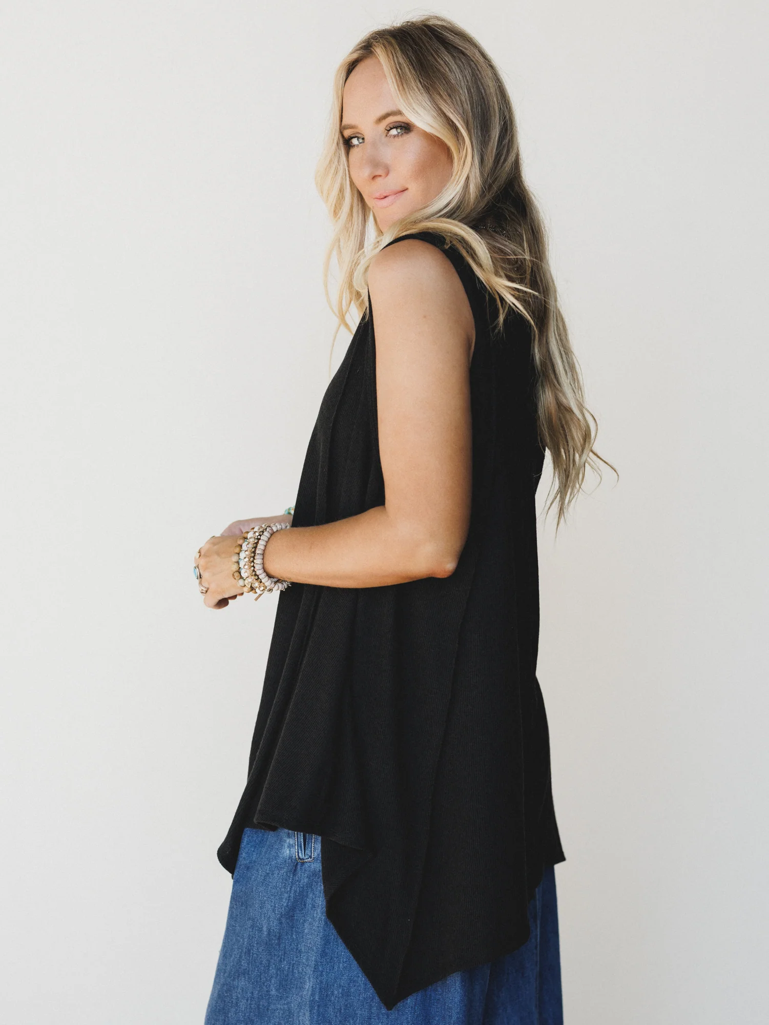 The Nest Drift Away Top - Black - Image 4