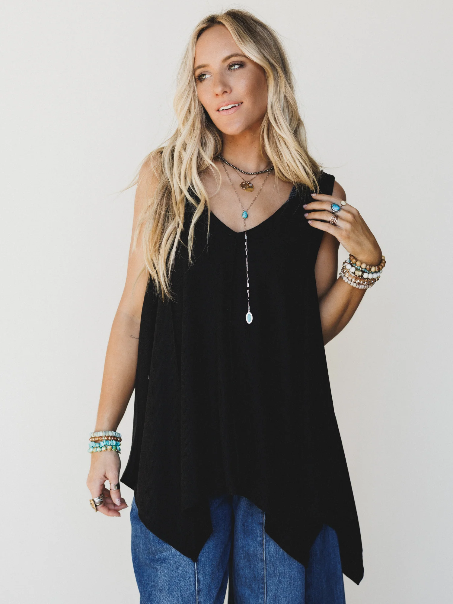 The Nest Drift Away Top - Black - Image 6