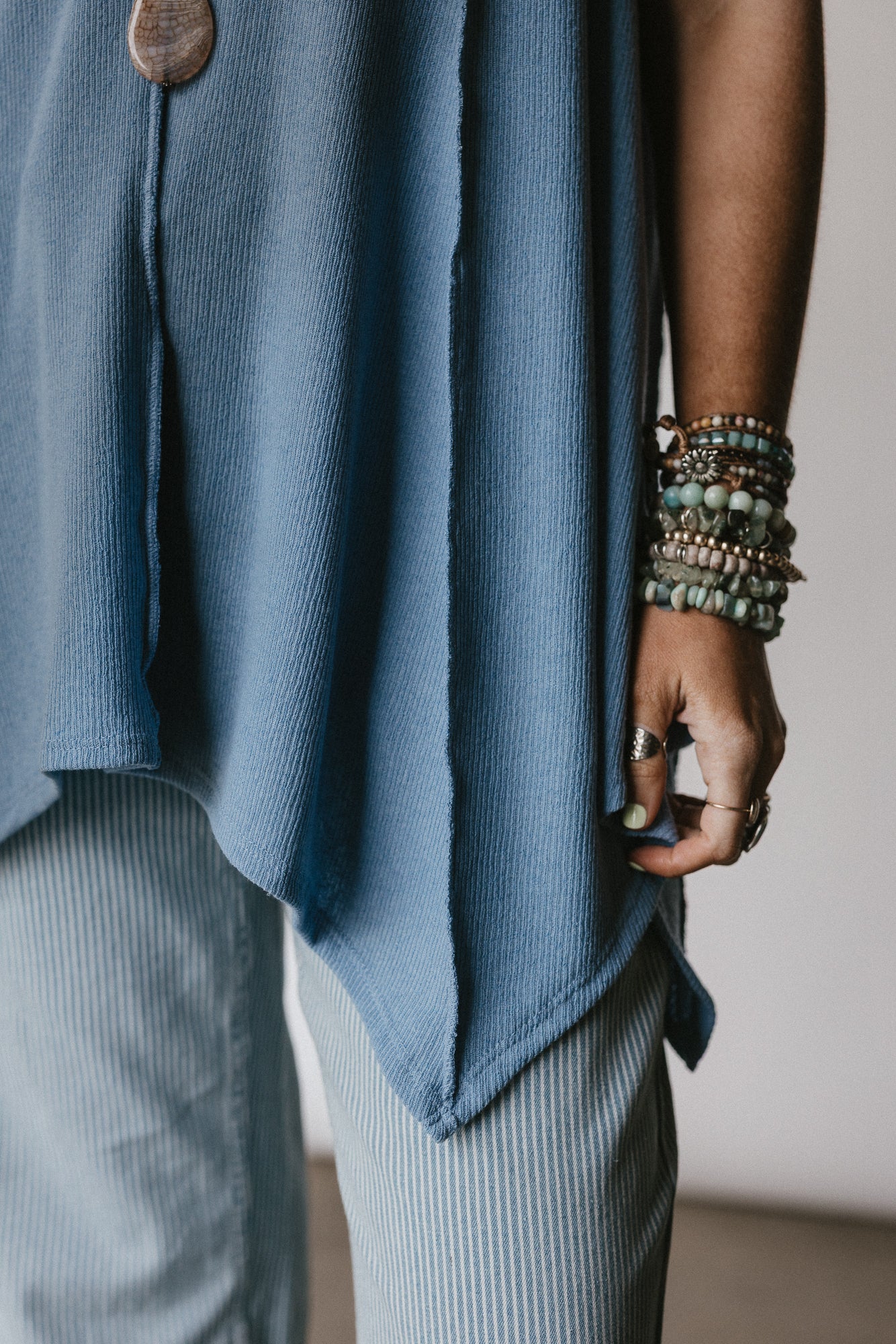 The Nest Drift Away Top - Denim - Image 5