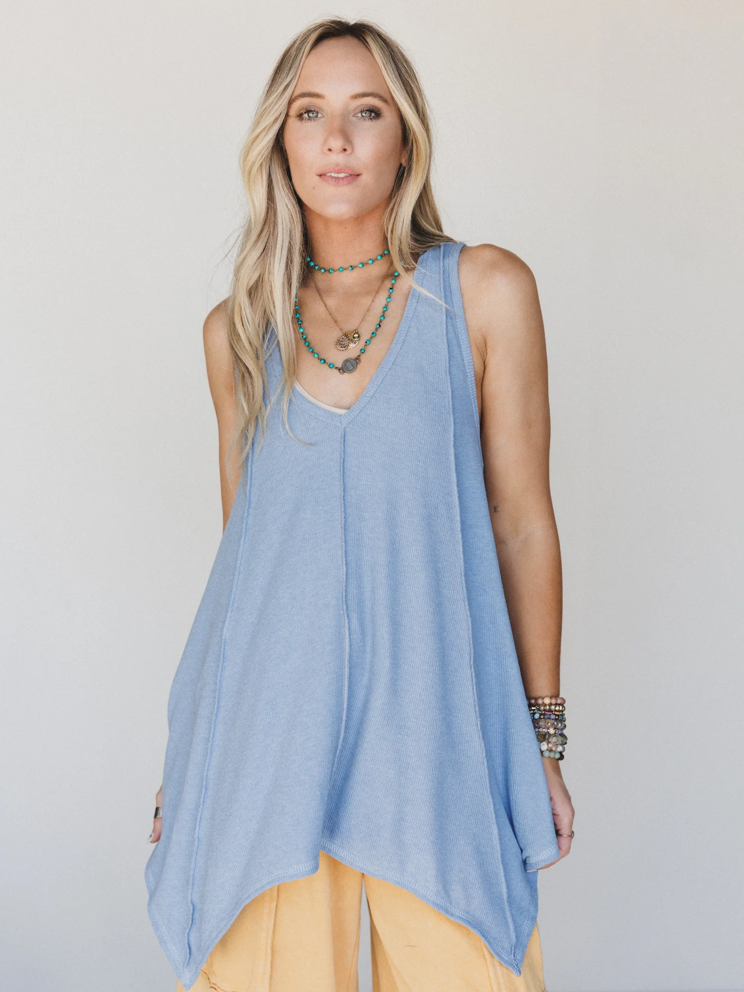 The Nest Drift Away Top - Denim - Image 7