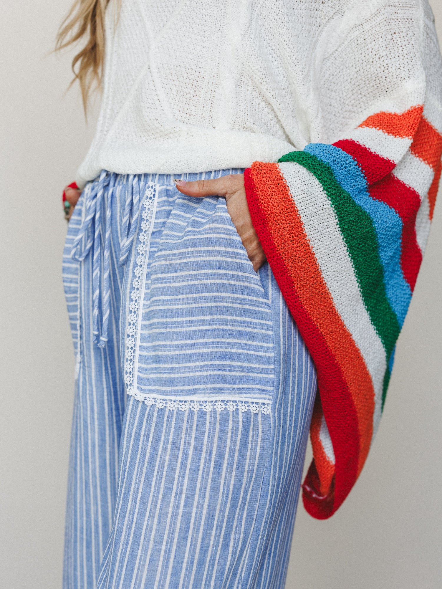 The Nest Easy Sunday Pants - Chambray - Image 5