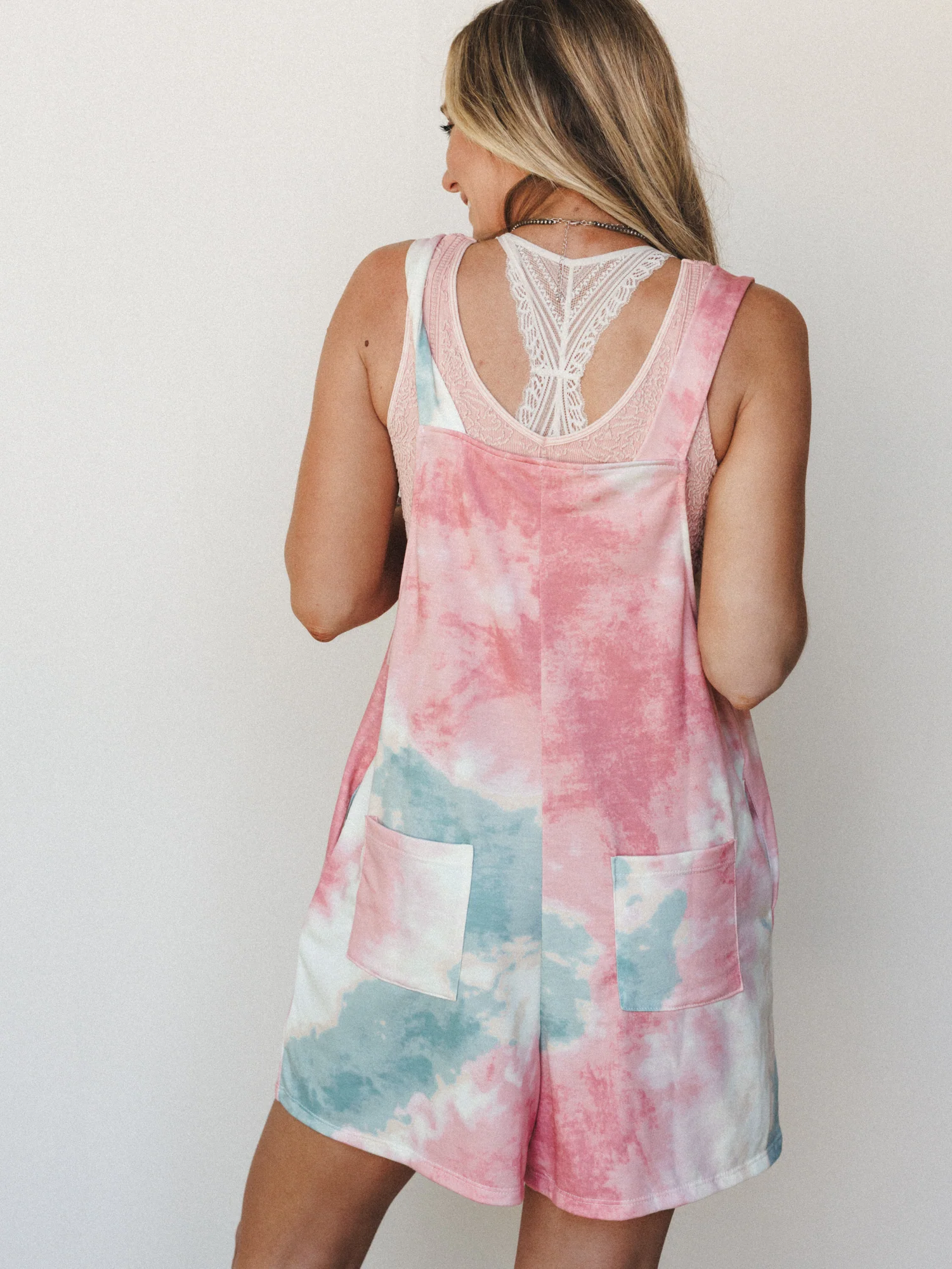 The Nest Eliza Tie Dye Romper - Tie Dye - Image 5