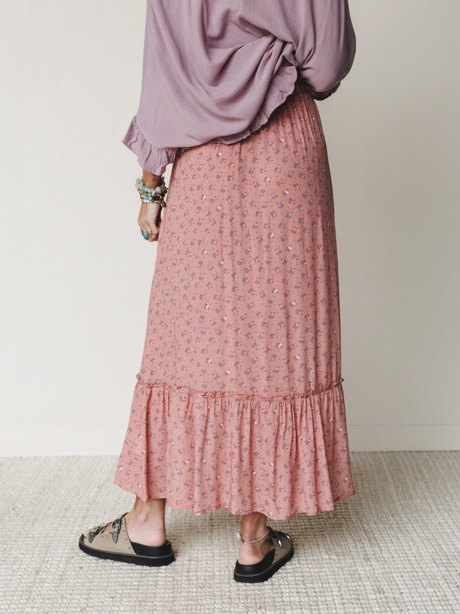 The Nest Emberlyn Maxi Skirt - Clay - Image 5