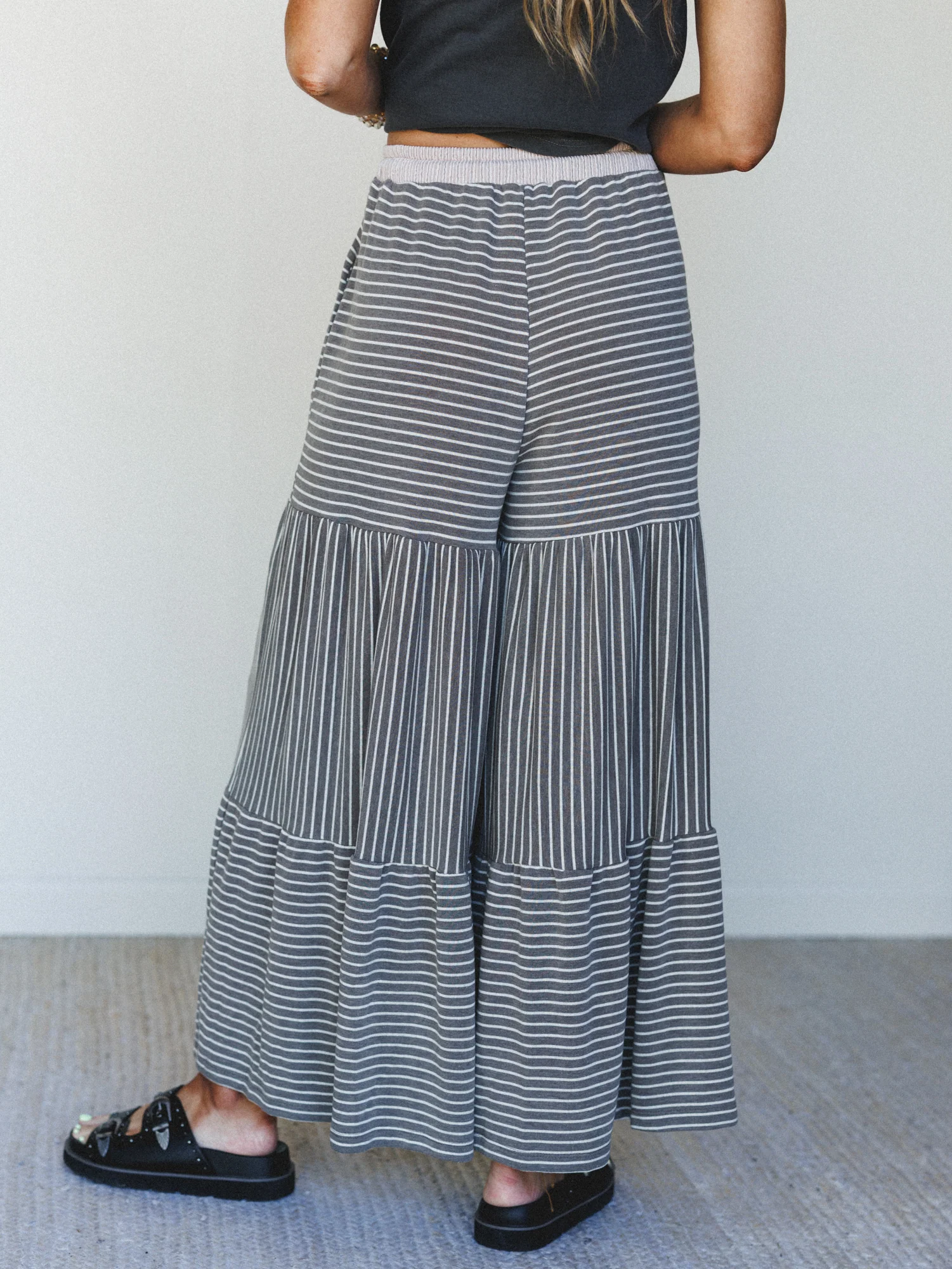 The Nest Forever Mine Striped Pants - Brown - Image 5