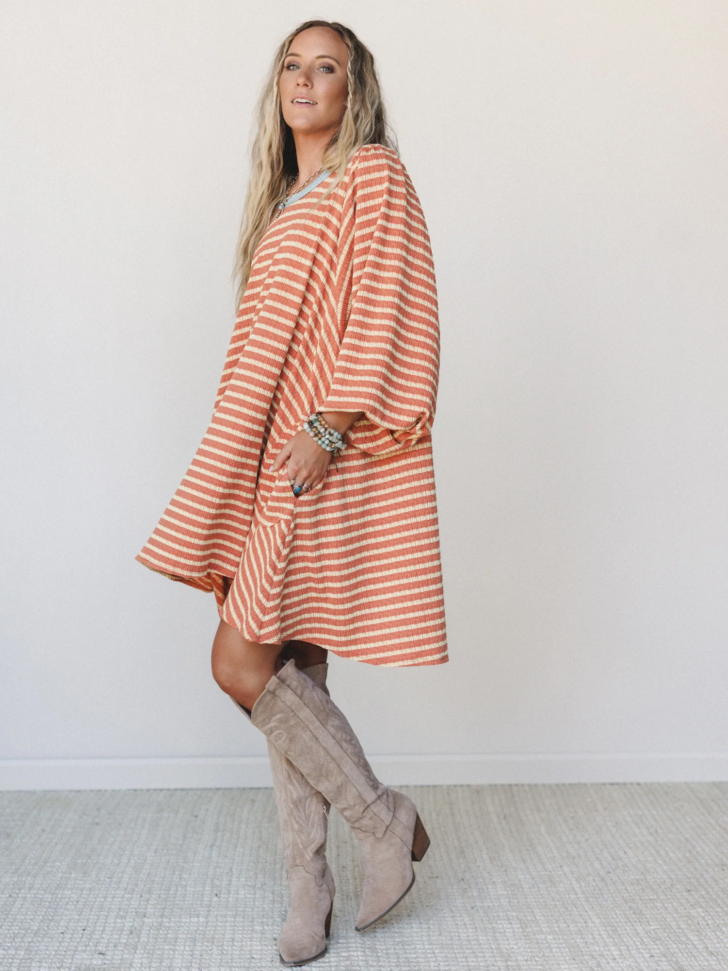 The Nest Good Feels Dress - Dried Melon - Image 2