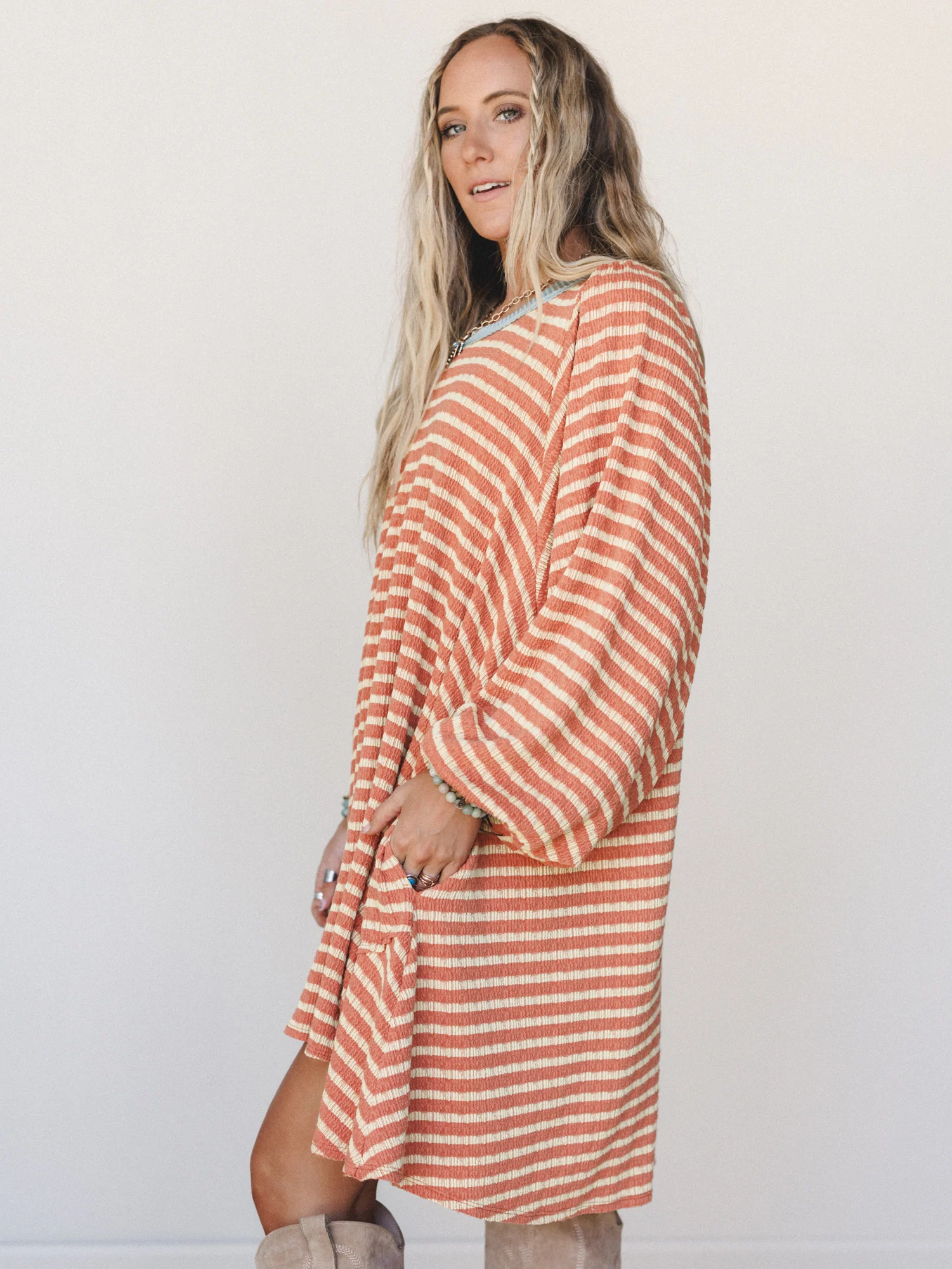 The Nest Good Feels Dress - Dried Melon - Image 5