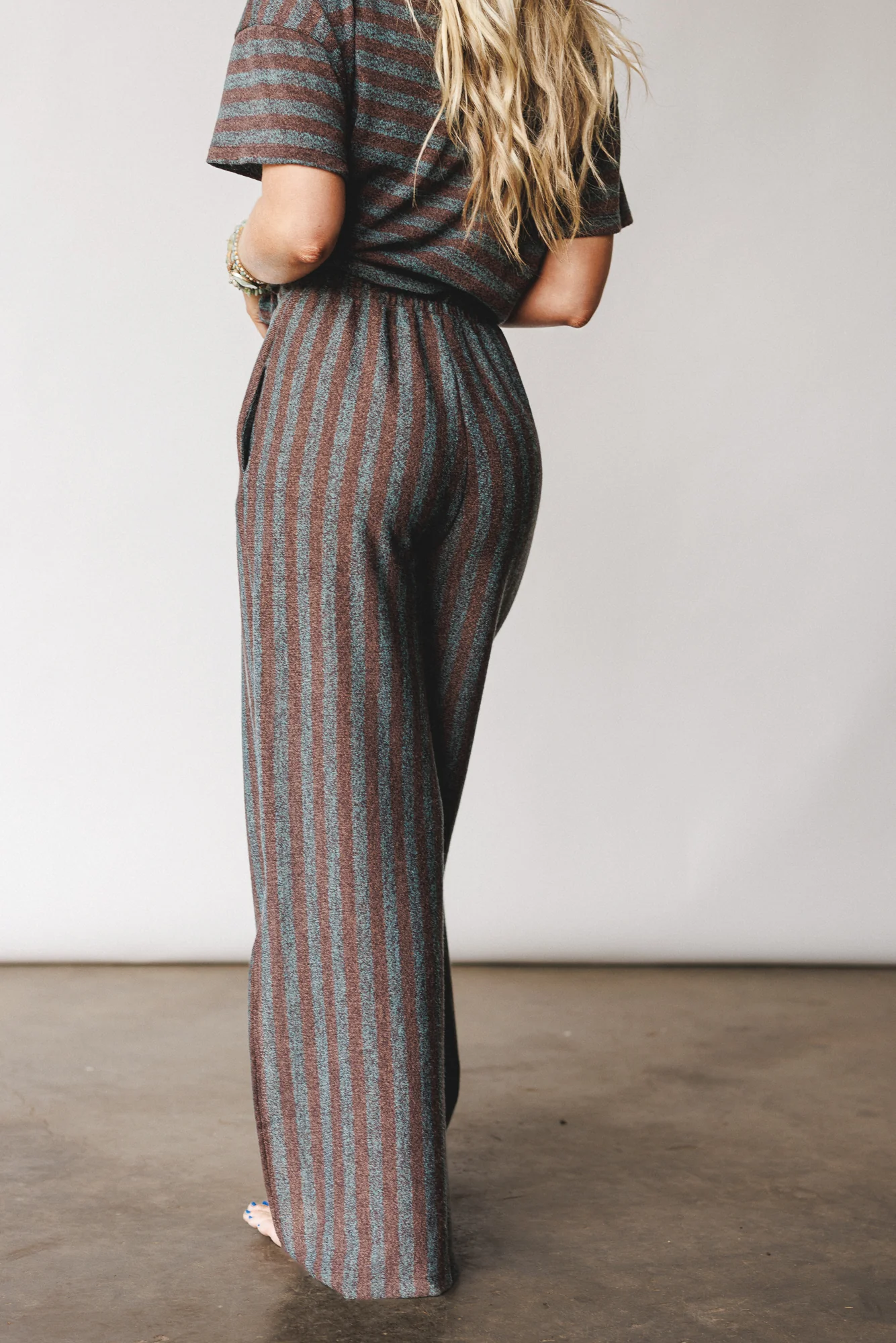 The Nest Ibiza Breeze Drawstring Pants - Mint Brown - Image 5
