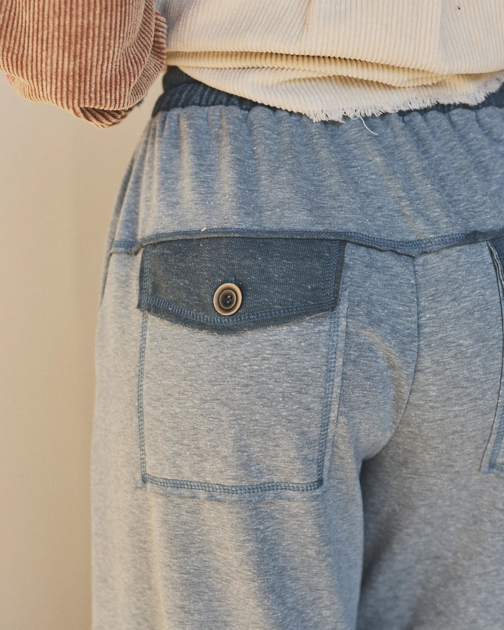 The Nest Jodi Wide Leg Pants - Teal - Image 3