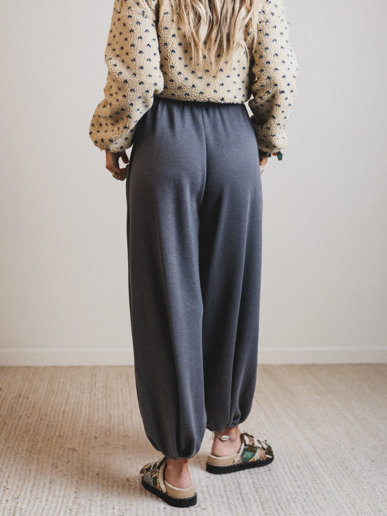 The Nest Laid Back Love Jogger Pants - Charcoal - Image 6