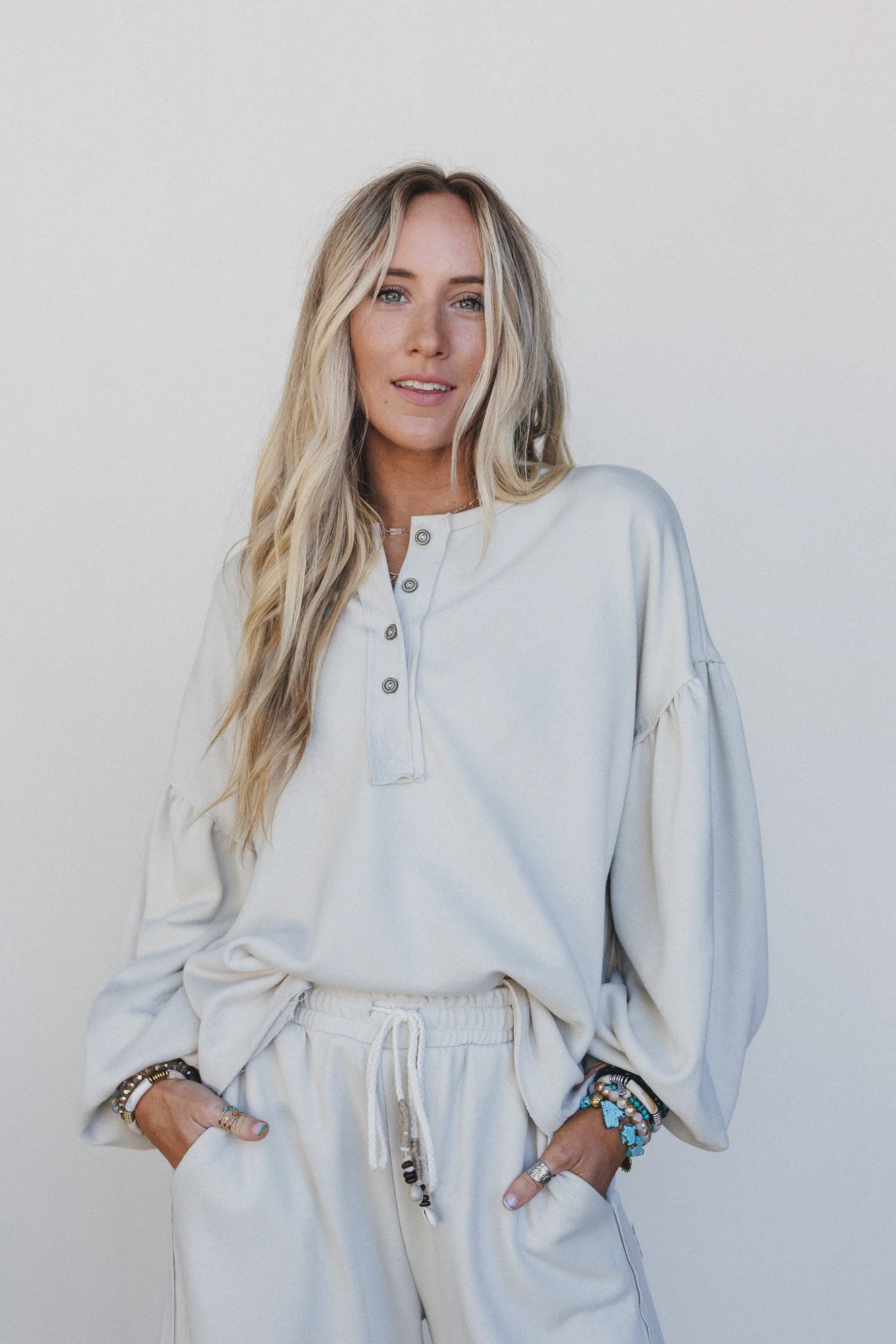 The Nest Laid Back Top - Beige - Image 4