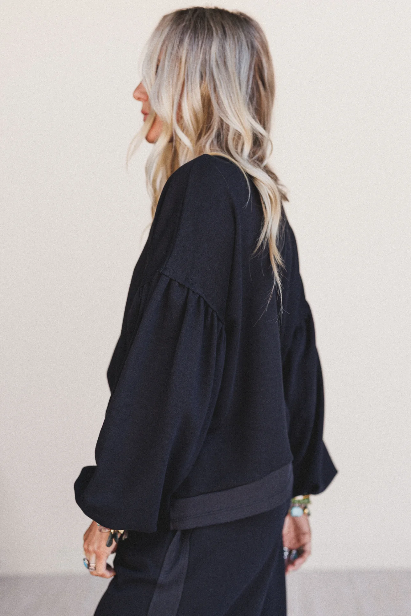 The Nest Laid Back Top - Black - Image 4