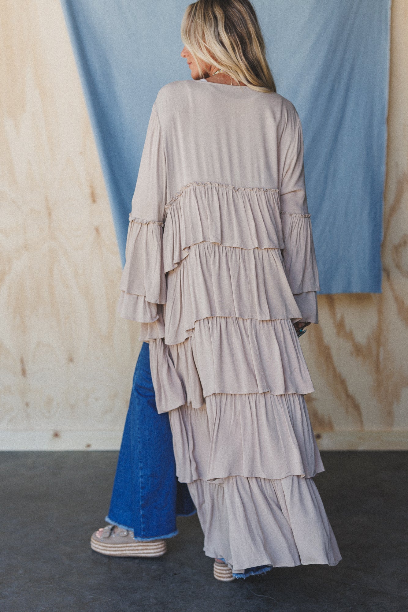 The Nest Layers Of Love Duster Kimono - Oat - Image 5