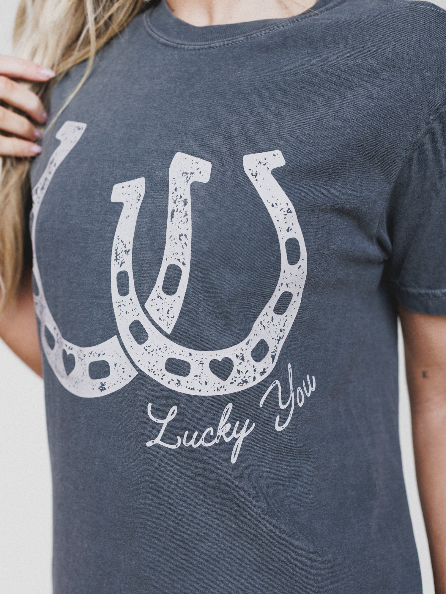 The Nest Lucky You Graphic Tee - Pepper - Image 2