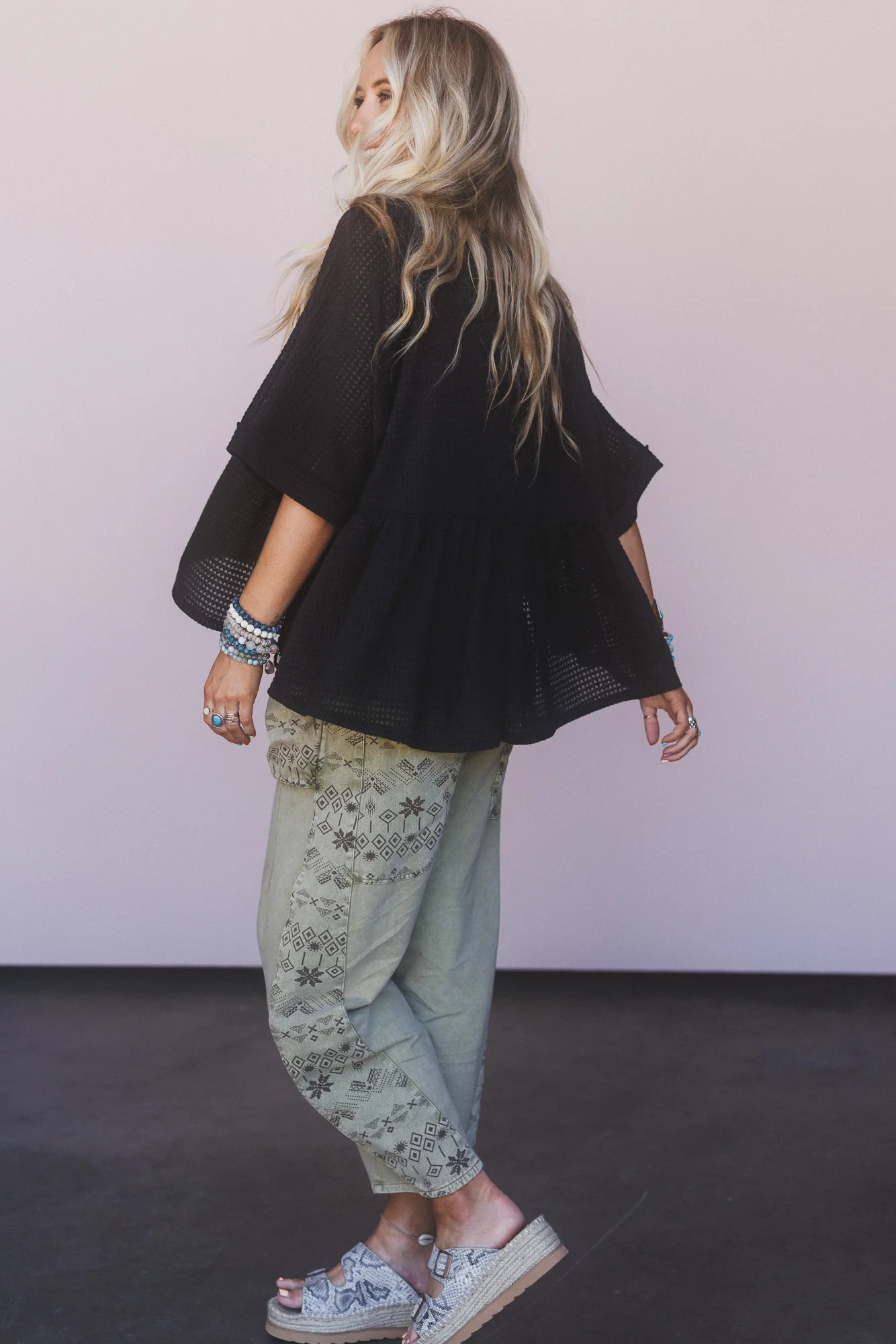The Nest Lush Drift Top - Black - Image 2