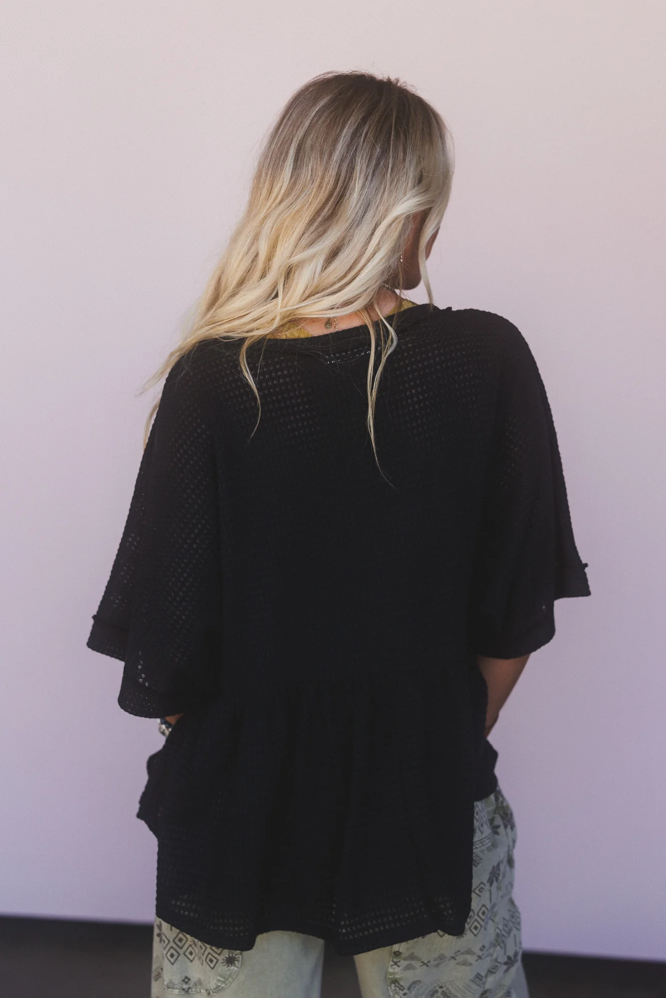 The Nest Lush Drift Top - Black - Image 4