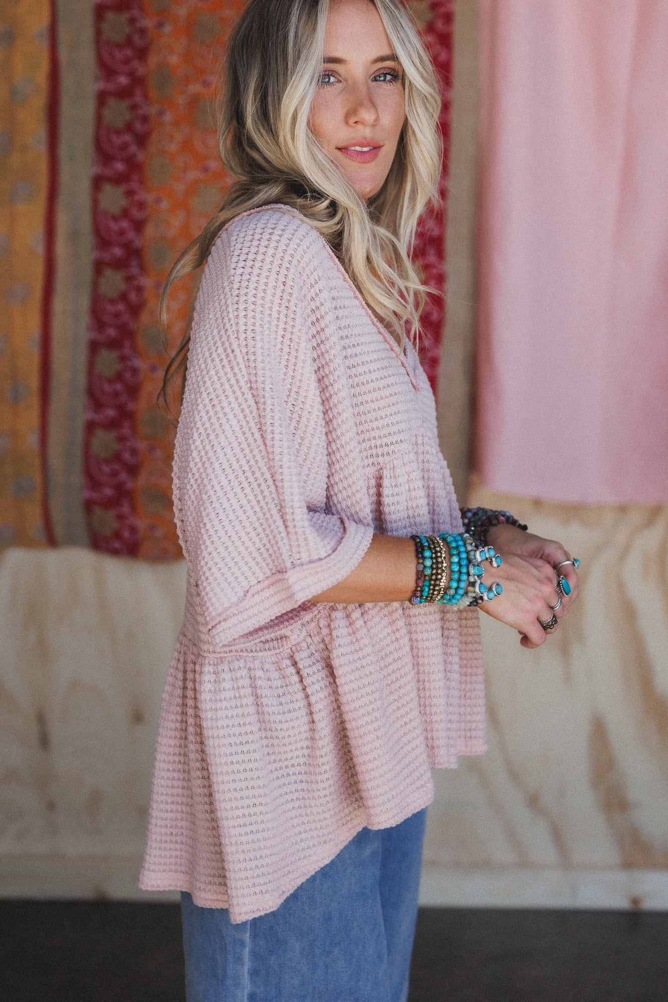 The Nest Lush Drift Top - Dusty Rose - Image 3