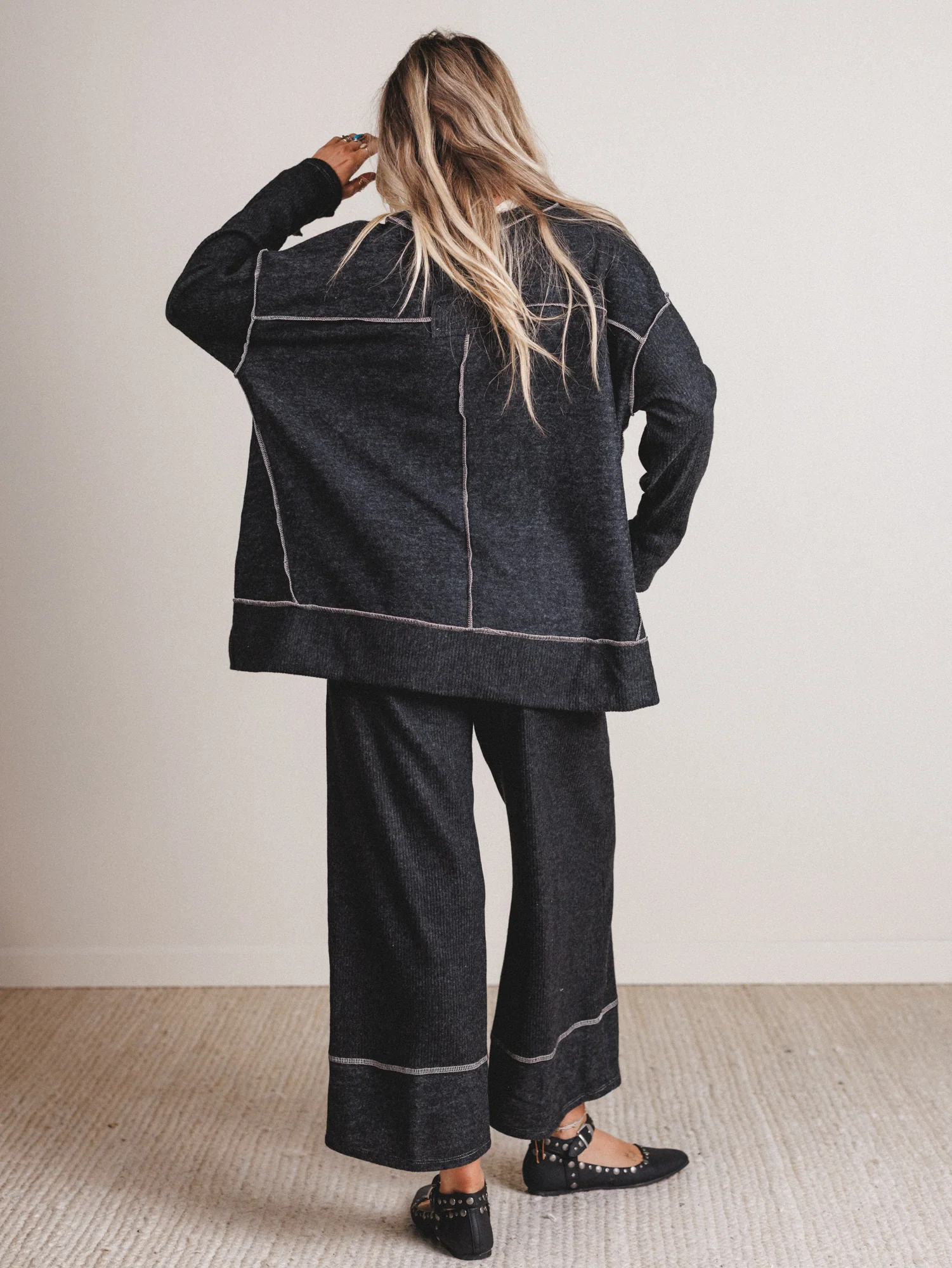 The Nest Mckayla Cozy Set - Charcoal - Image 3