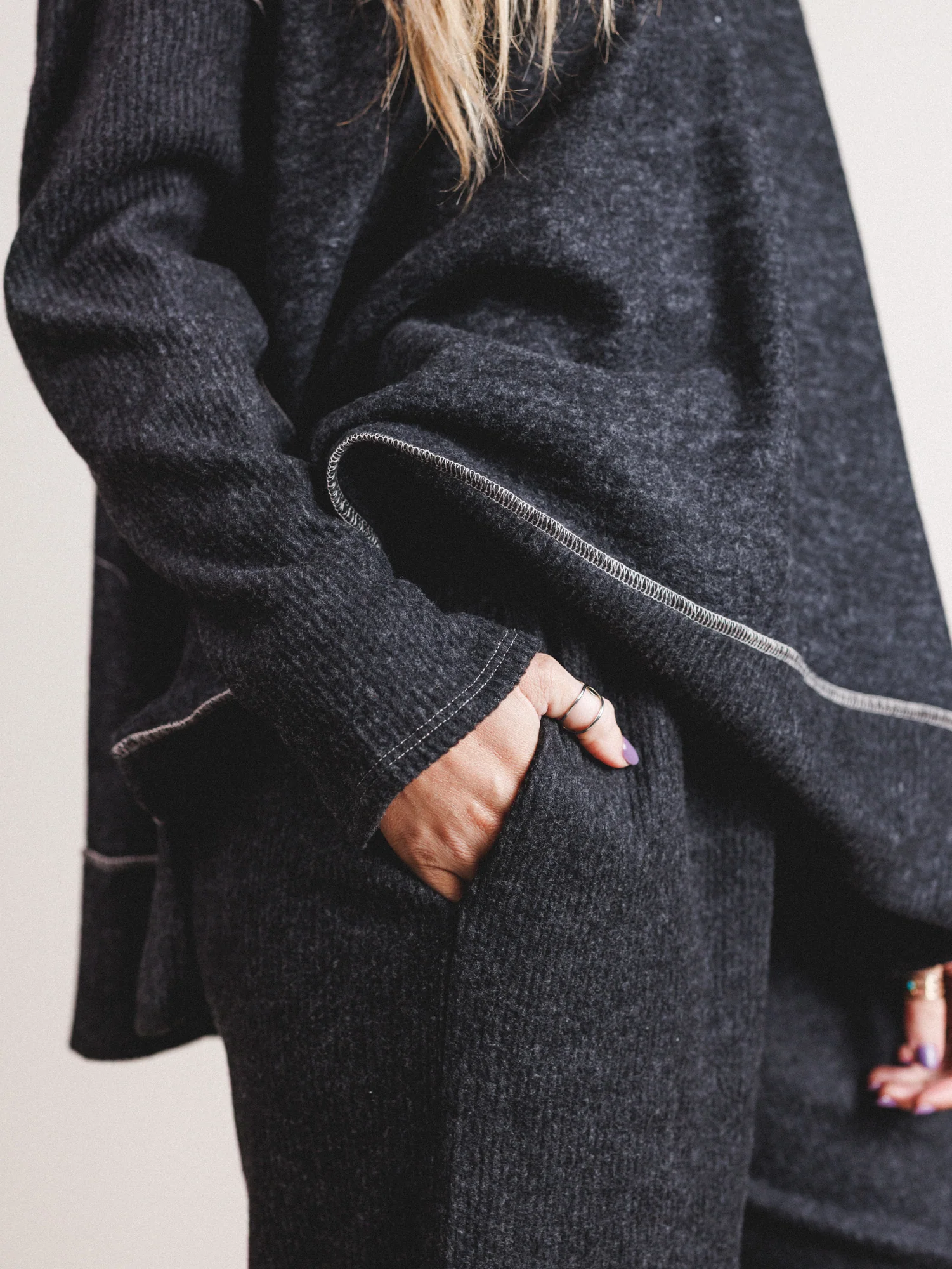 The Nest Mckayla Cozy Set - Charcoal - Image 5