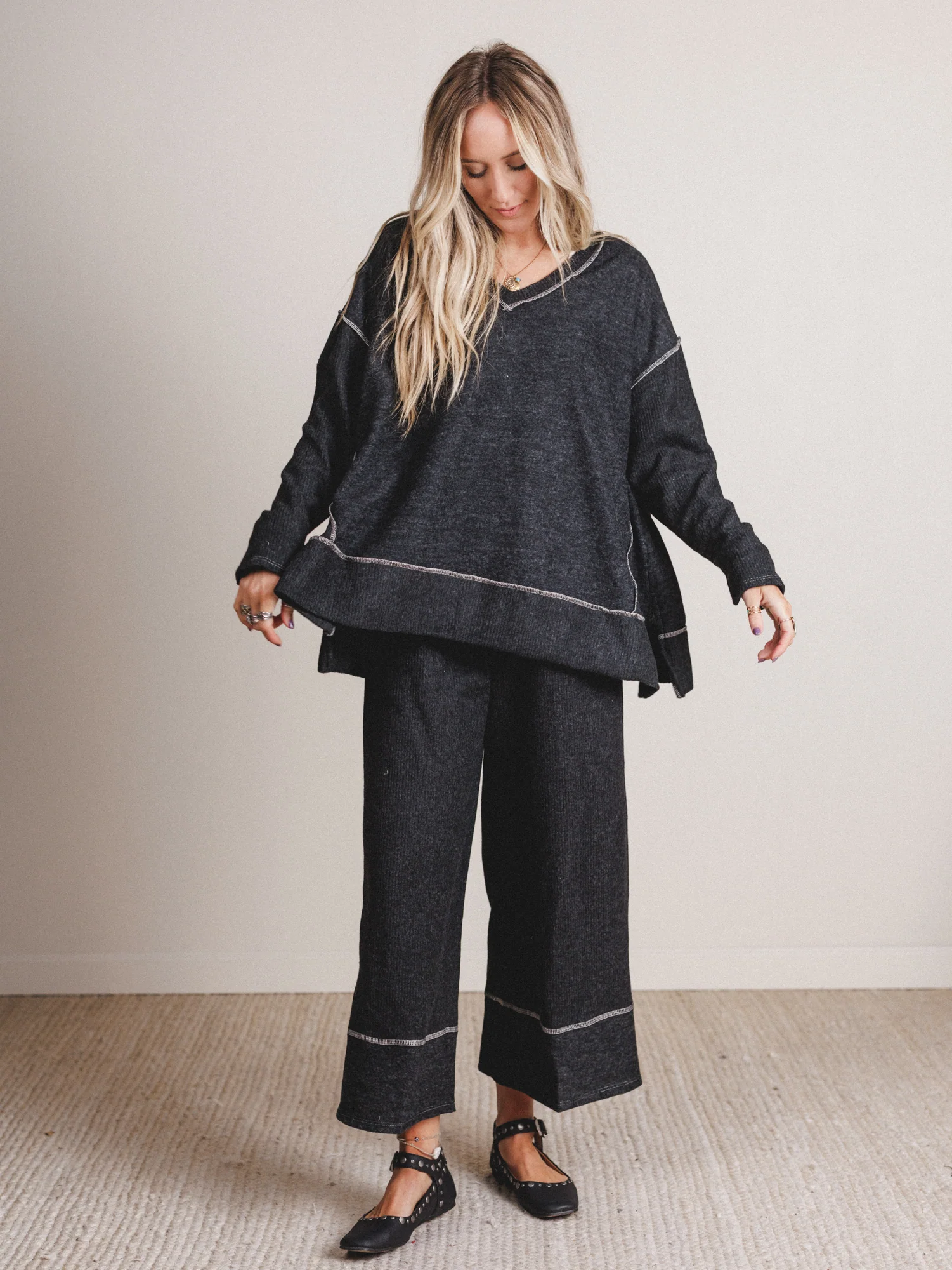 The Nest Mckayla Cozy Set - Charcoal - Image 6