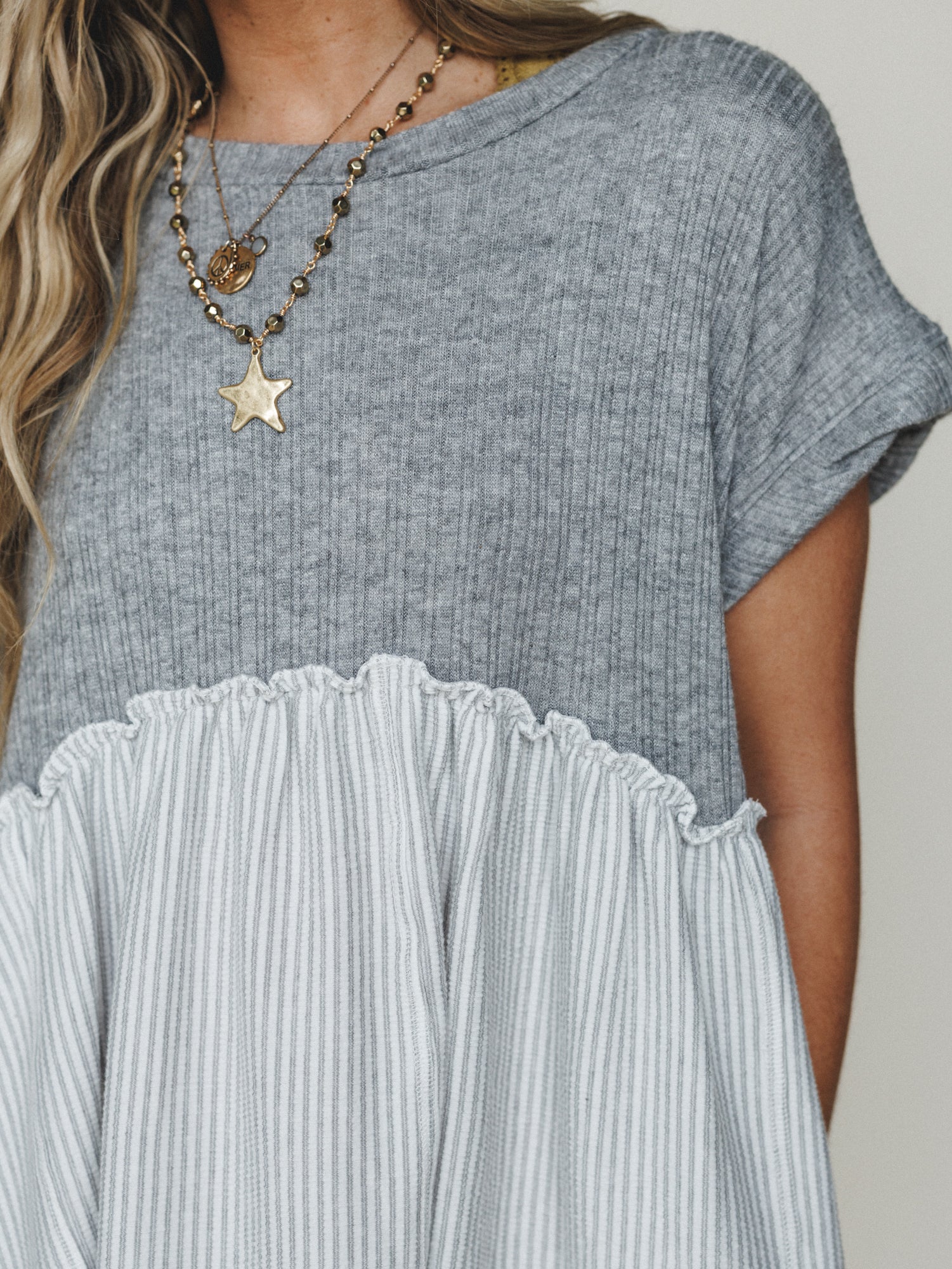 The Nest No Fuss Babydoll Dress - Gray - Image 3