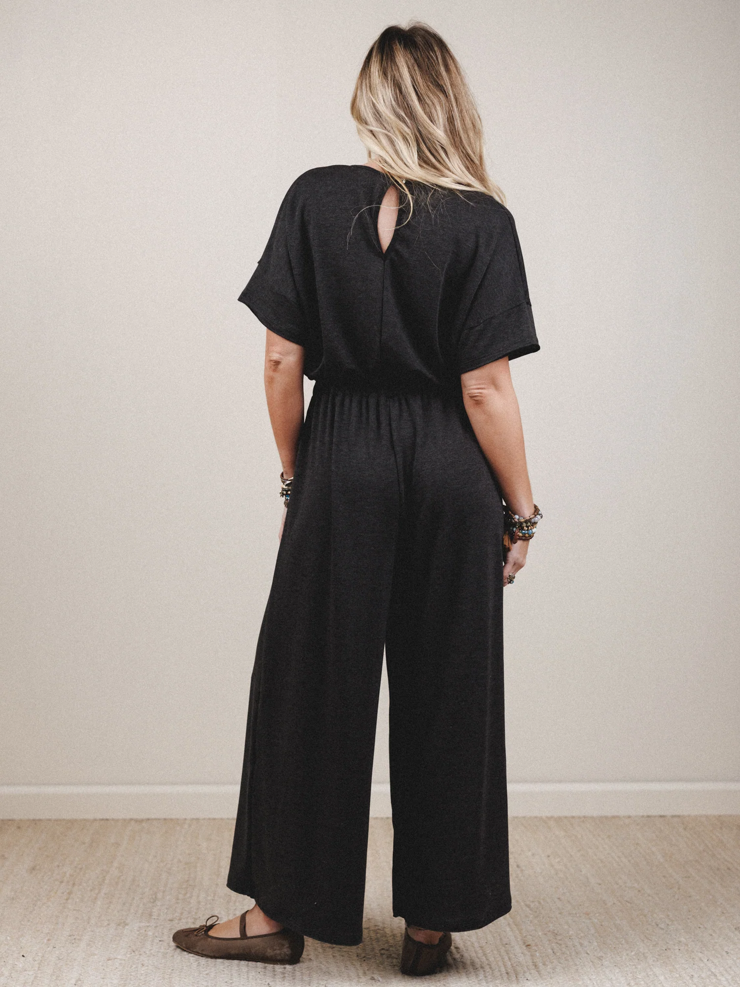 The Nest On The Go Jumpsuit - Charcoal - Image 3