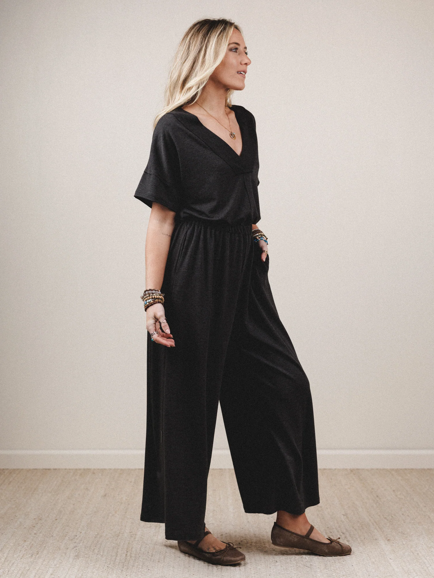 The Nest On The Go Jumpsuit - Charcoal - Image 6