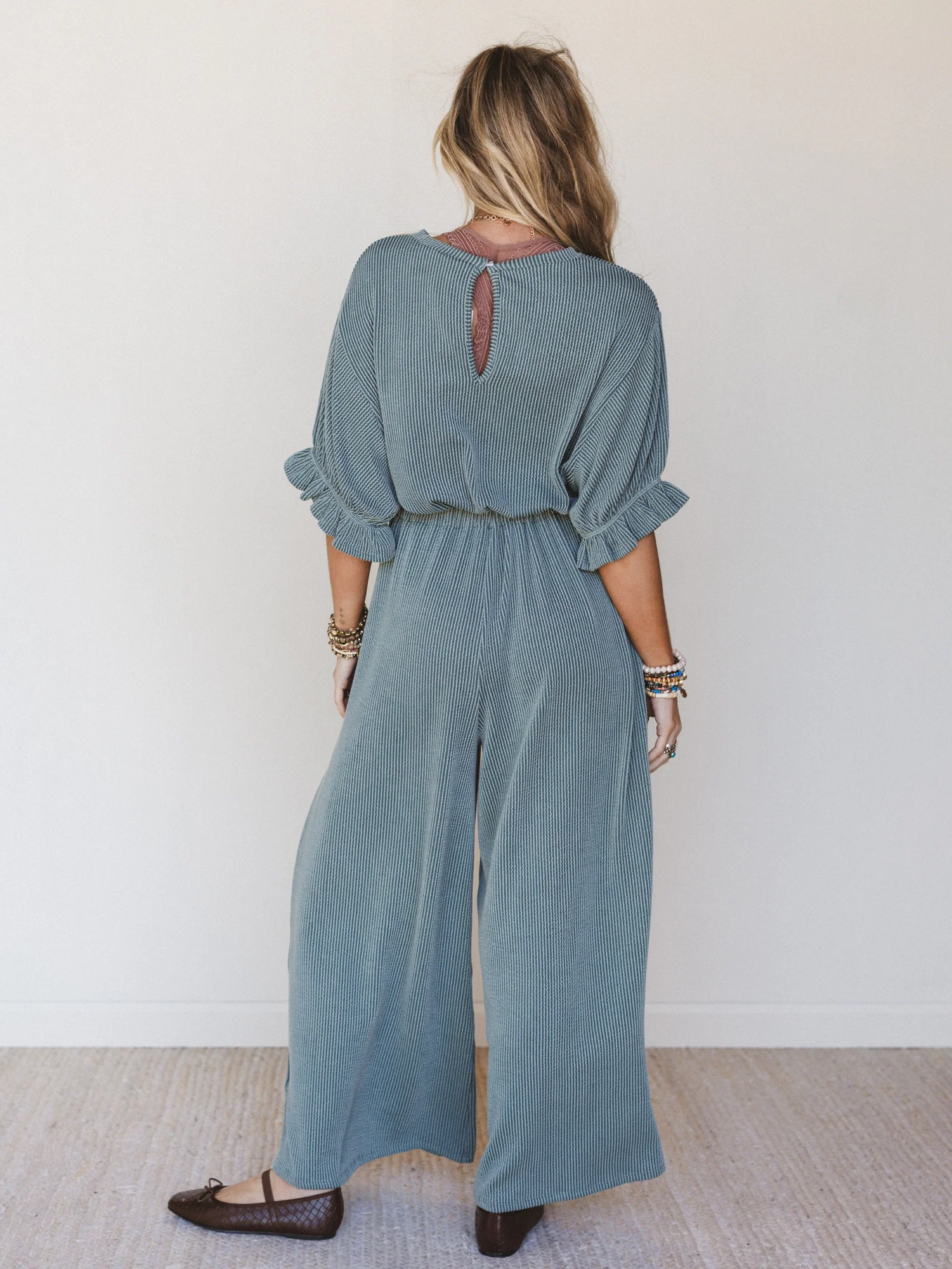 The Nest Open Sky Jumpsuit - Moss - Image 6