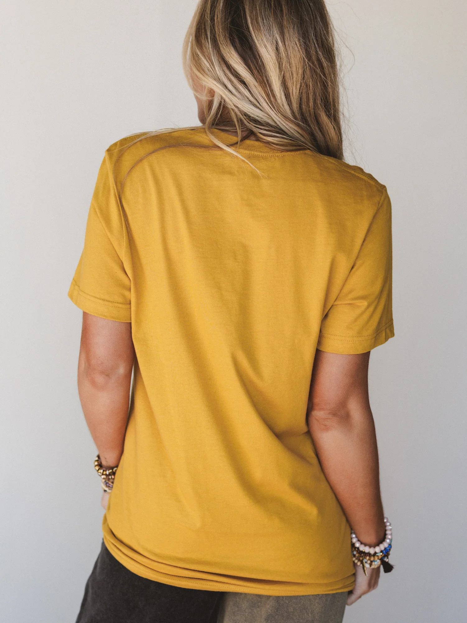 The Nest Rebel Mom Society Tee - Mustard - Image 4