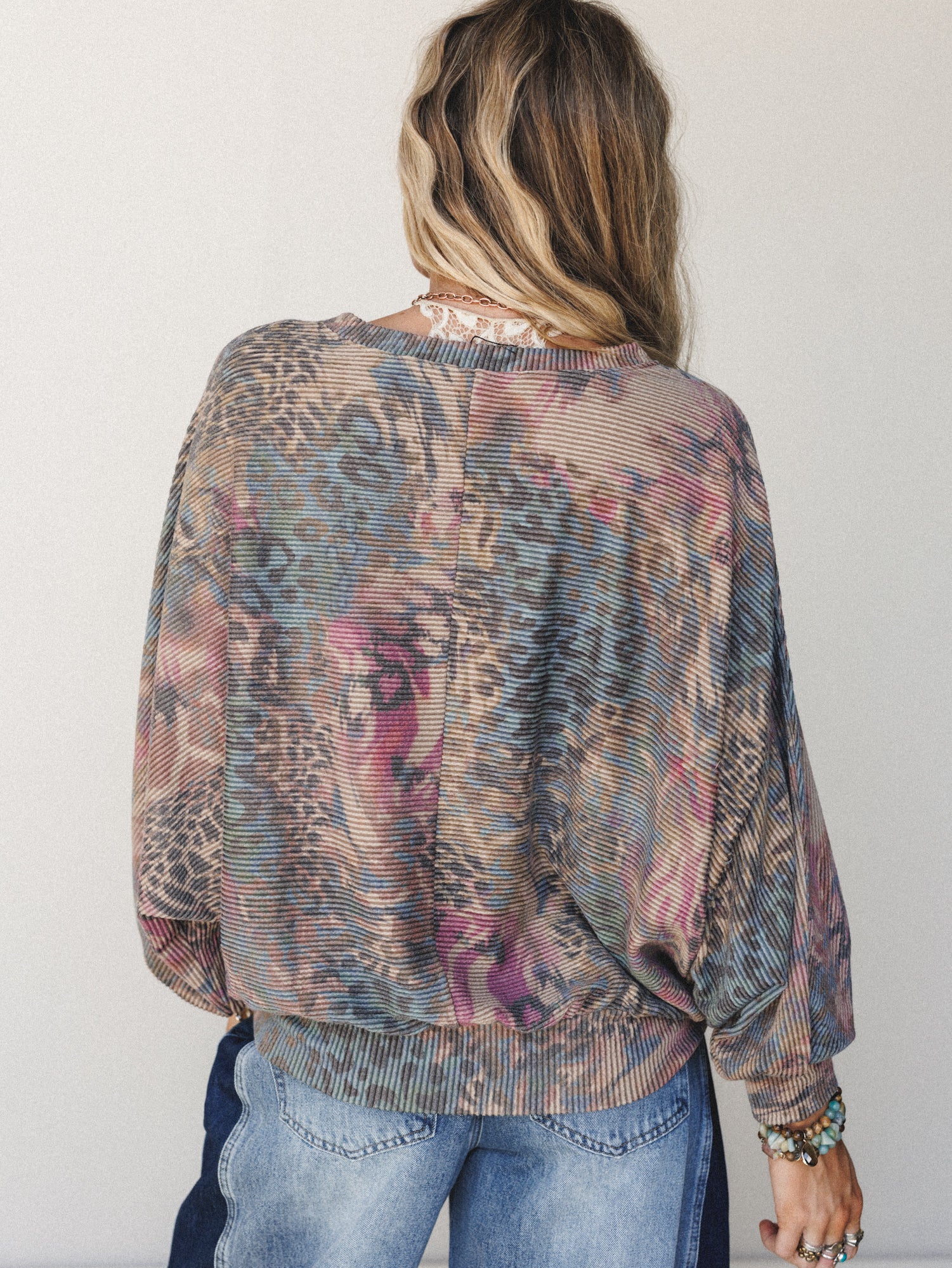 The Nest Savannah Bat Sleeve Top - Lavender - Image 4