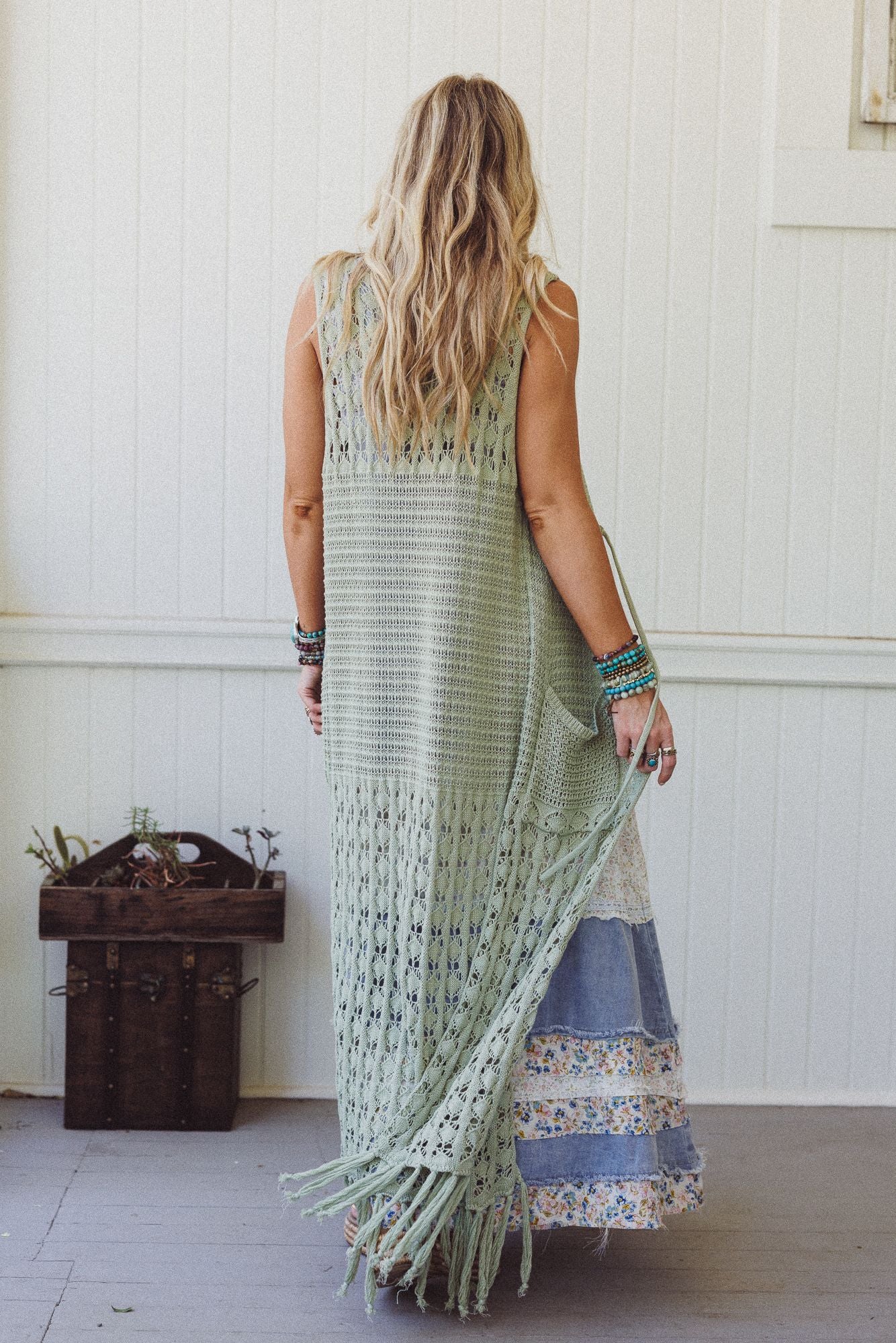 The Nest Seaside Soul Duster - Sage - Image 6