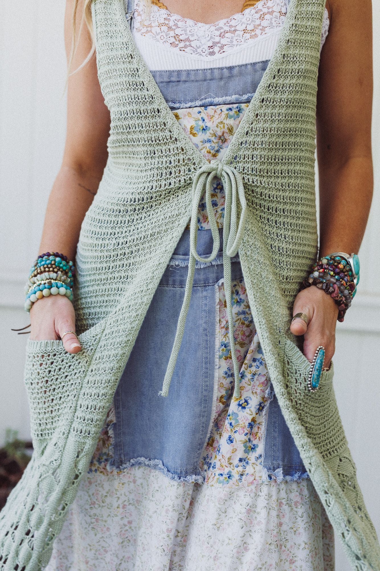 The Nest Seaside Soul Duster - Sage - Image 7